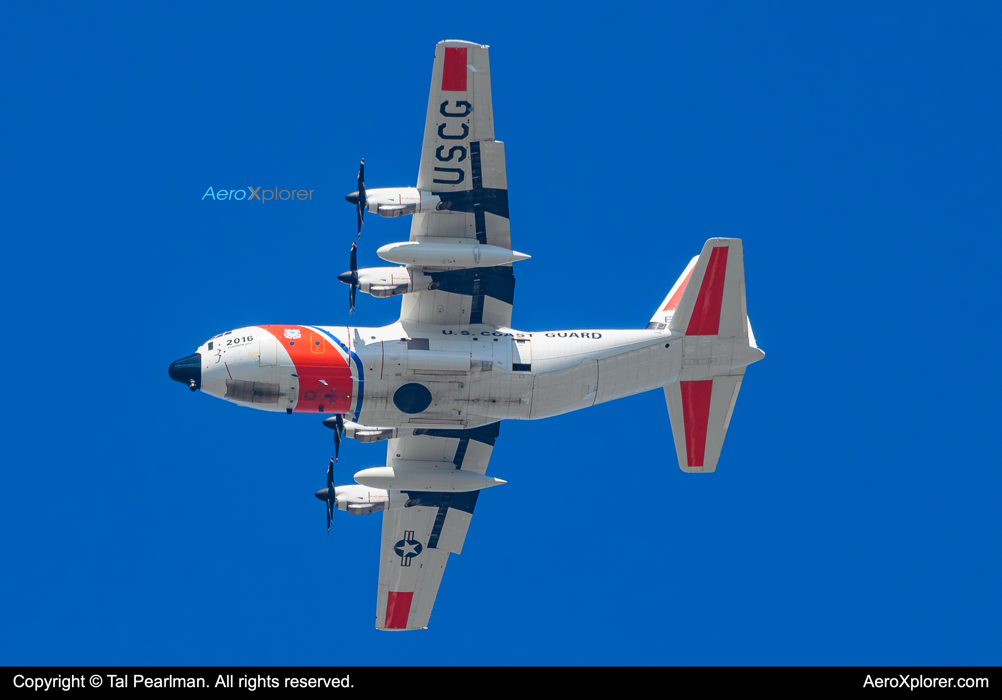 Full size: USCG - United States Coast Guard Lockheed C-130H Hercules 2016 at Oceana Naval Air Station (Apollo Soucek Field)