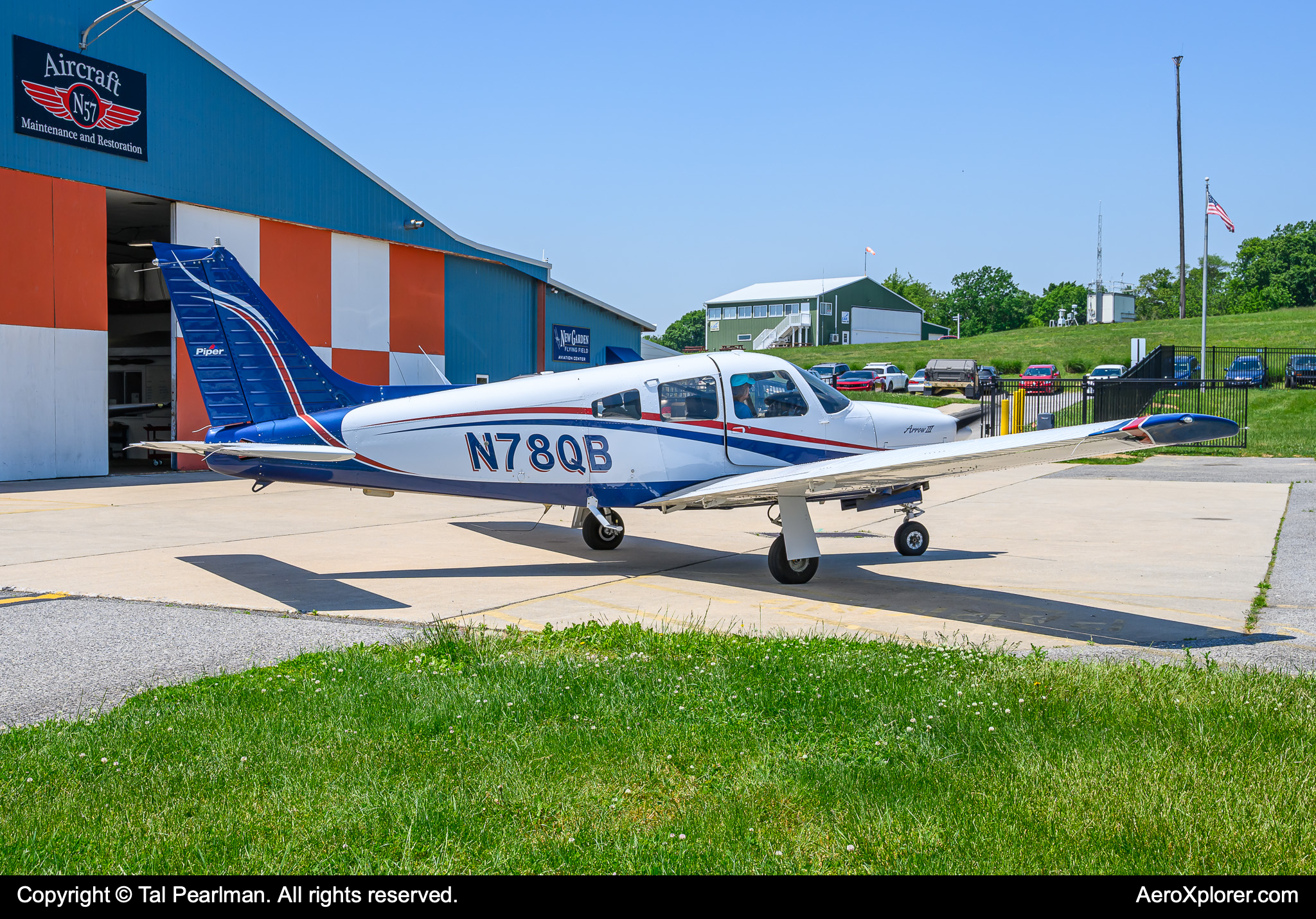 Full size: PRIVATE Piper PA-28 N78QB at New Garden Airport