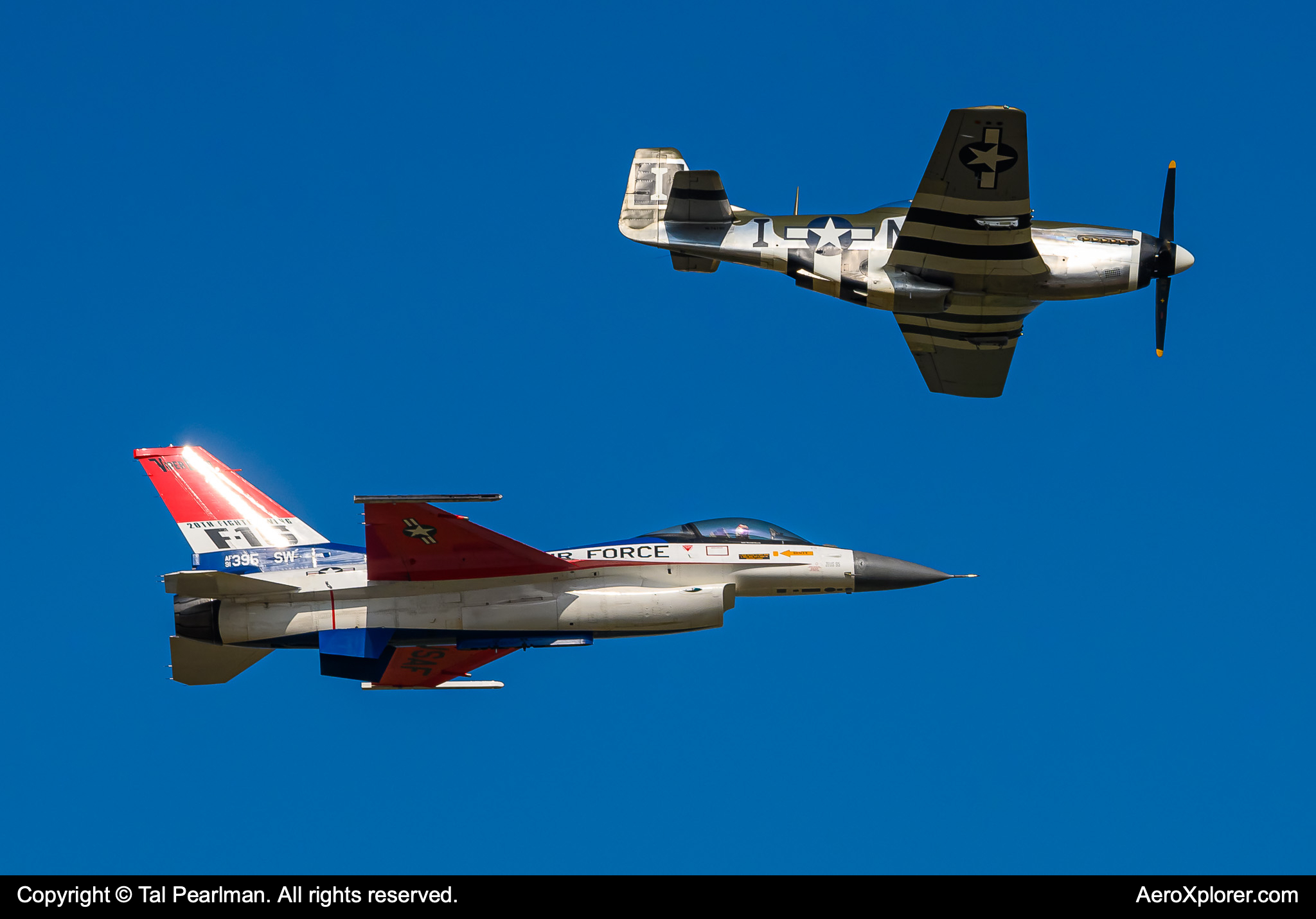 Full size: USAF - United States Air Force General Dynamics F-16 Fighting Falcon 91-0395 at Wittman Regional Airport