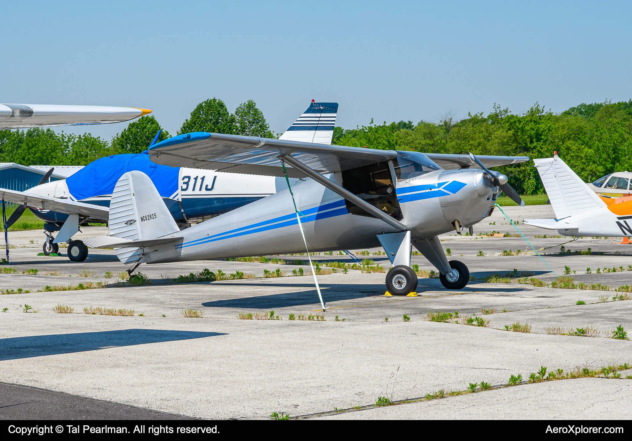 Full size: PRIVATE Luscombe L8 N62925 at New Garden Airport
