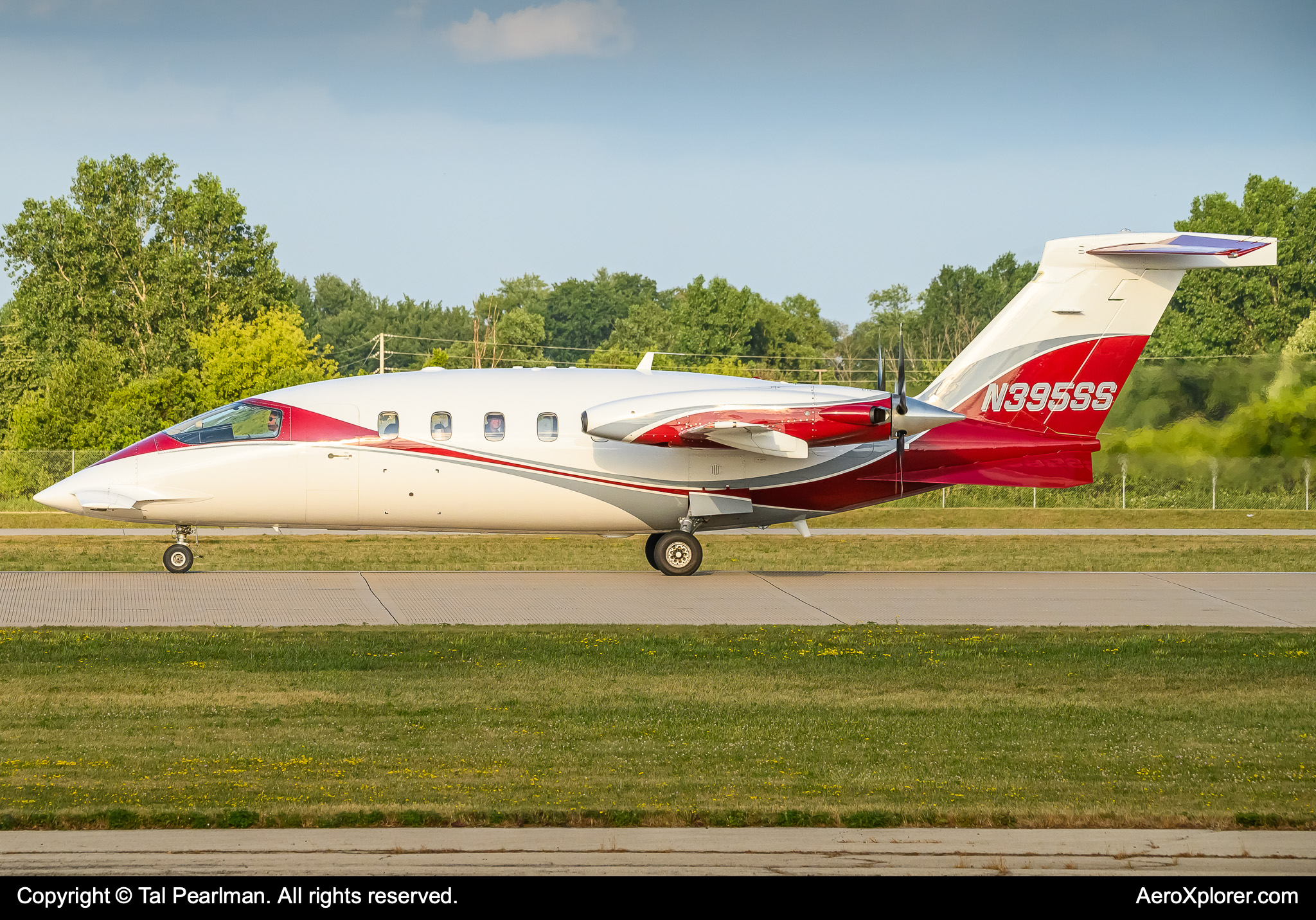 Full size: PRIVATE Piaggio P-180 Avanti  N395SS at Wittman Regional Airport