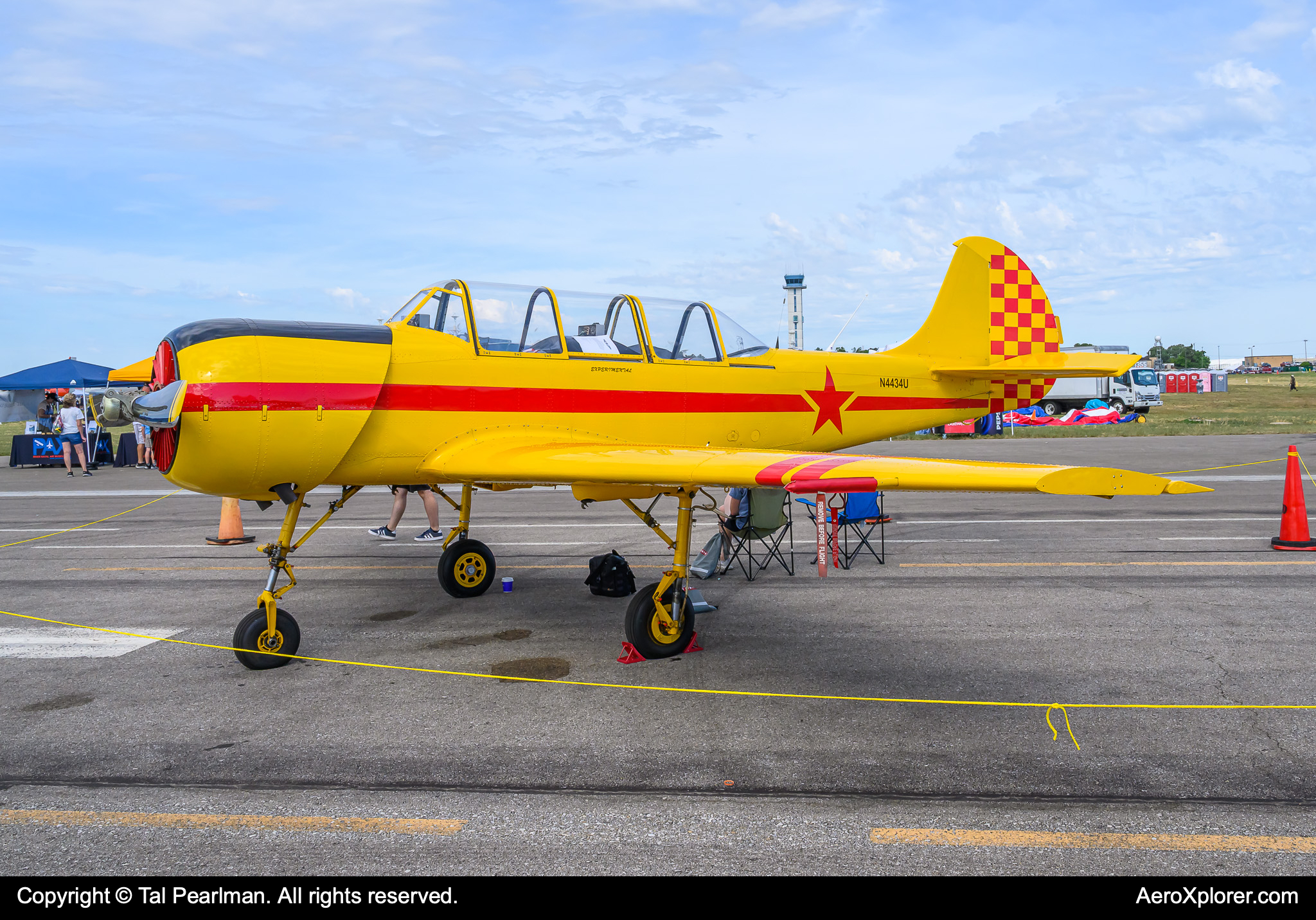 Full size: PRIVATE Yakovlev Yak-52 N4434U at Patuxent River Naval Air Station