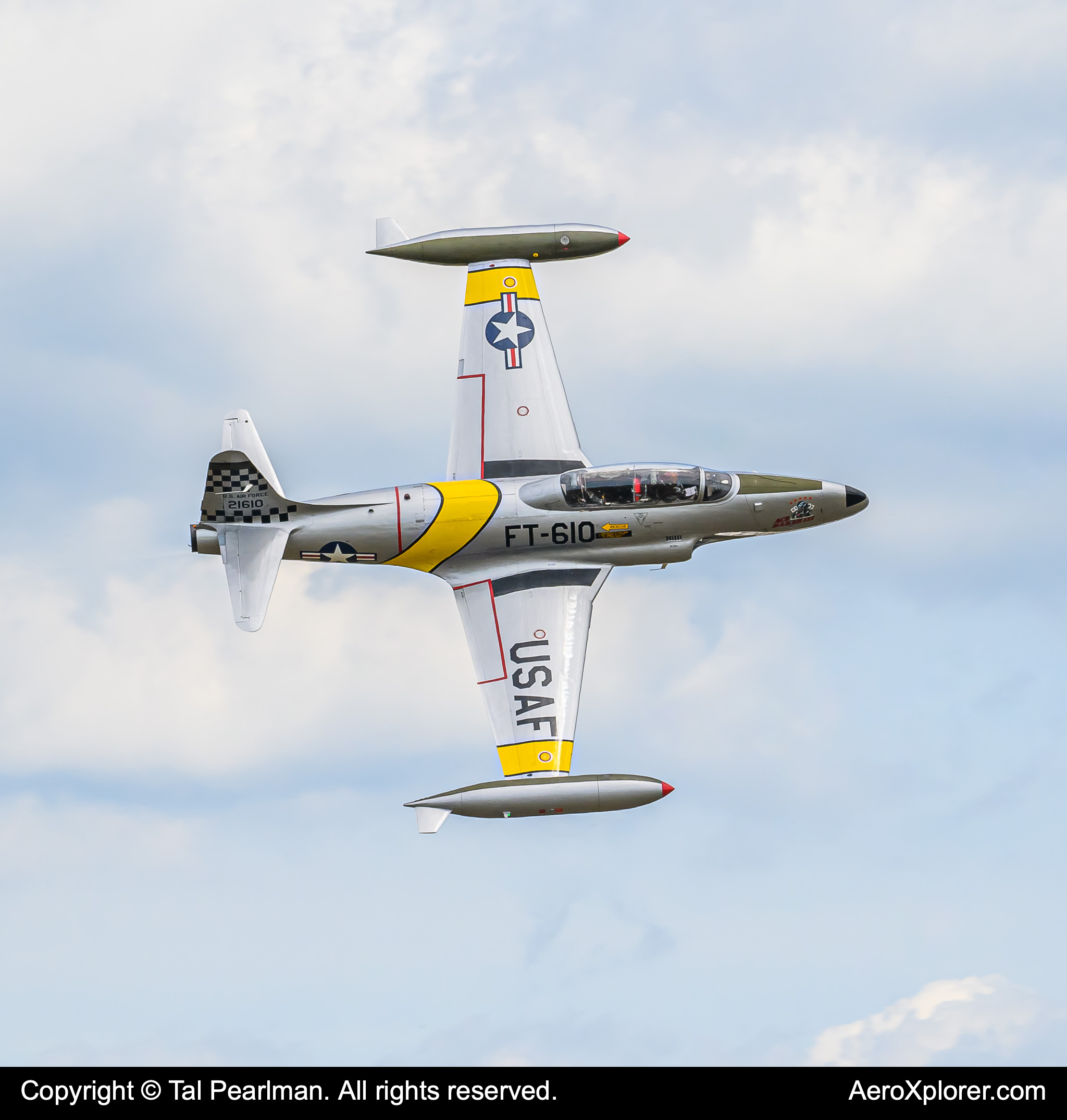 Full size: PRIVATE Lockheed T-33 Shooting Star N133DV at Patuxent River Naval Air Station