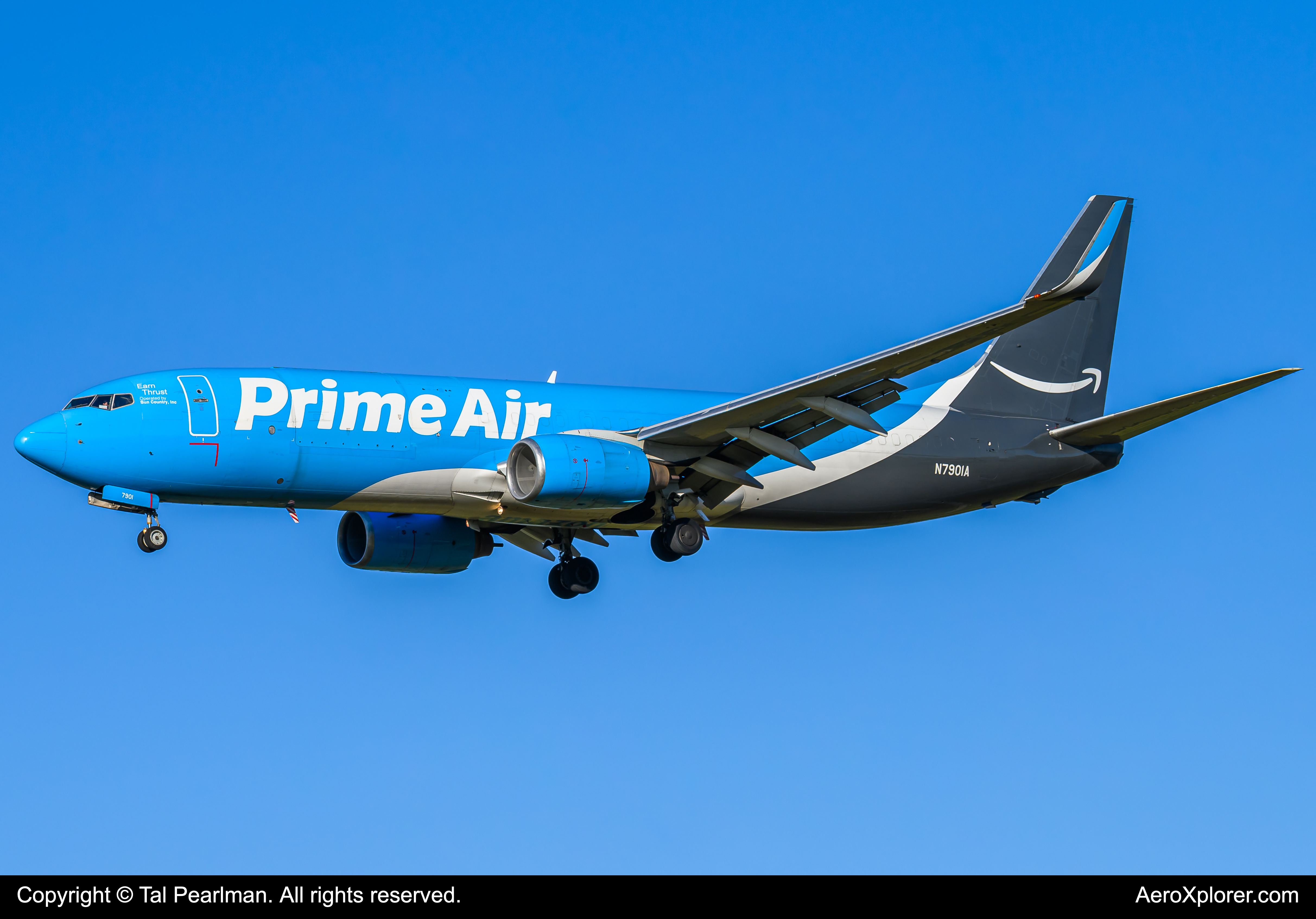 Full size: Prime Air Boeing 737-800 N7901A at Baltimore/Washington International Thurgood Marshall Airport