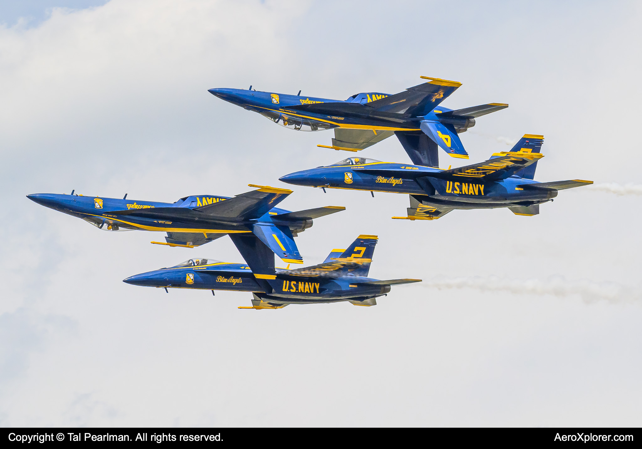 Full size: Blue Angels Boeing F/A-18E/F Super Hornet N/A at Patuxent River Naval Air Station