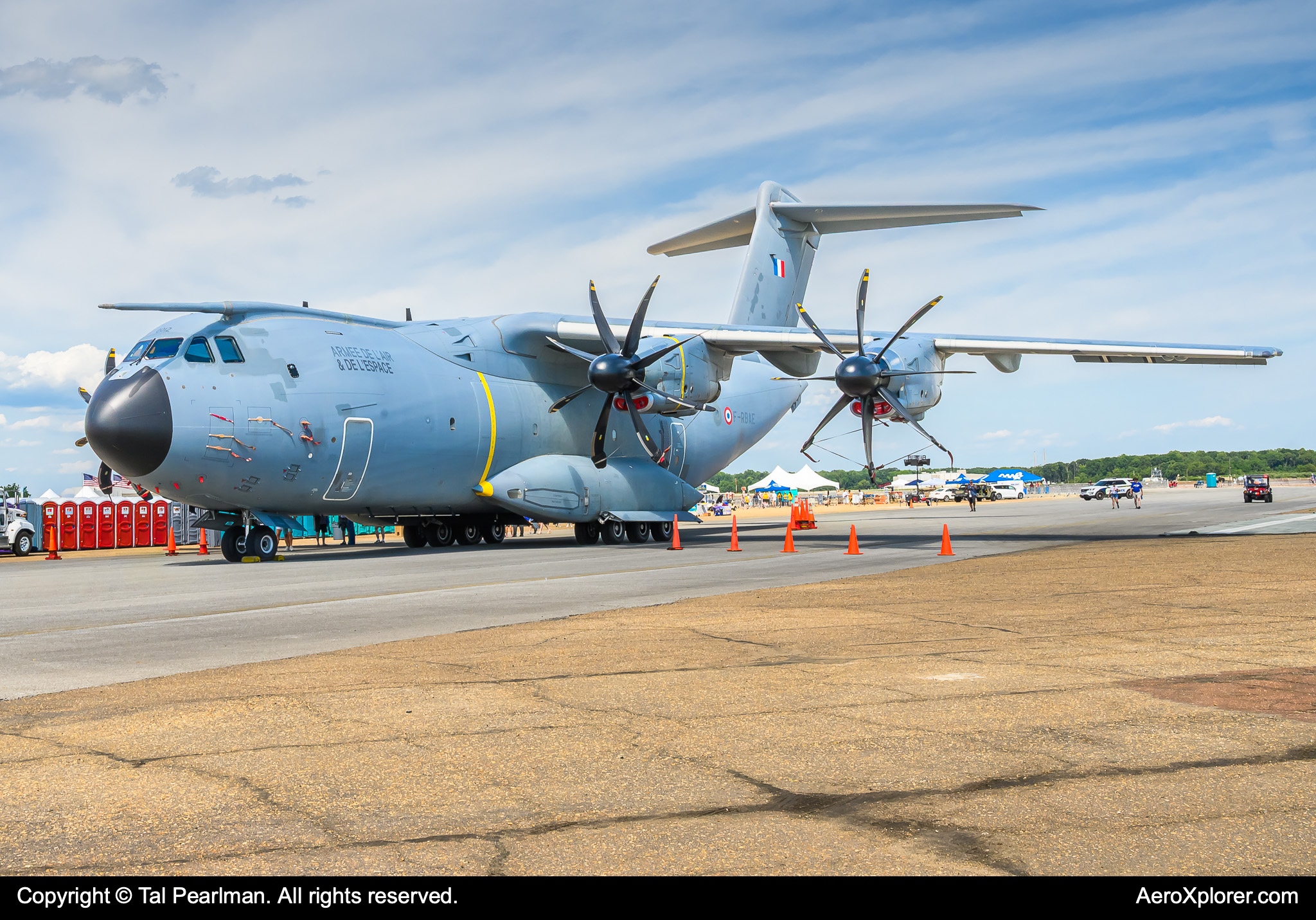 Full size: France Air Force Airbus A400M F-RBAE at Patuxent River Naval Air Station
