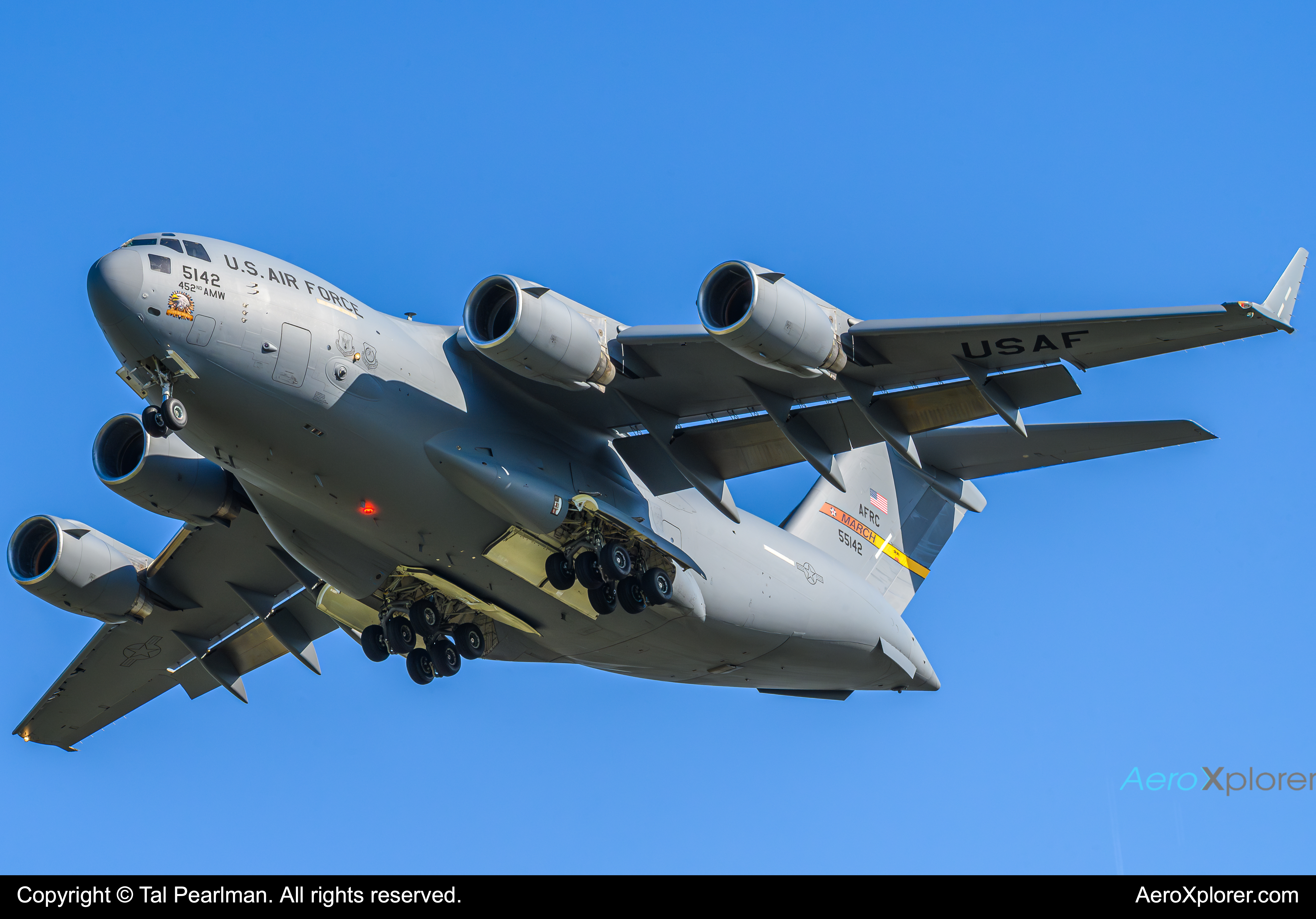 Full size: USAF - United States Air Force Boeing C-17 Globemaster III 05-5142 at Oceana Naval Air Station (Apollo Soucek Field)