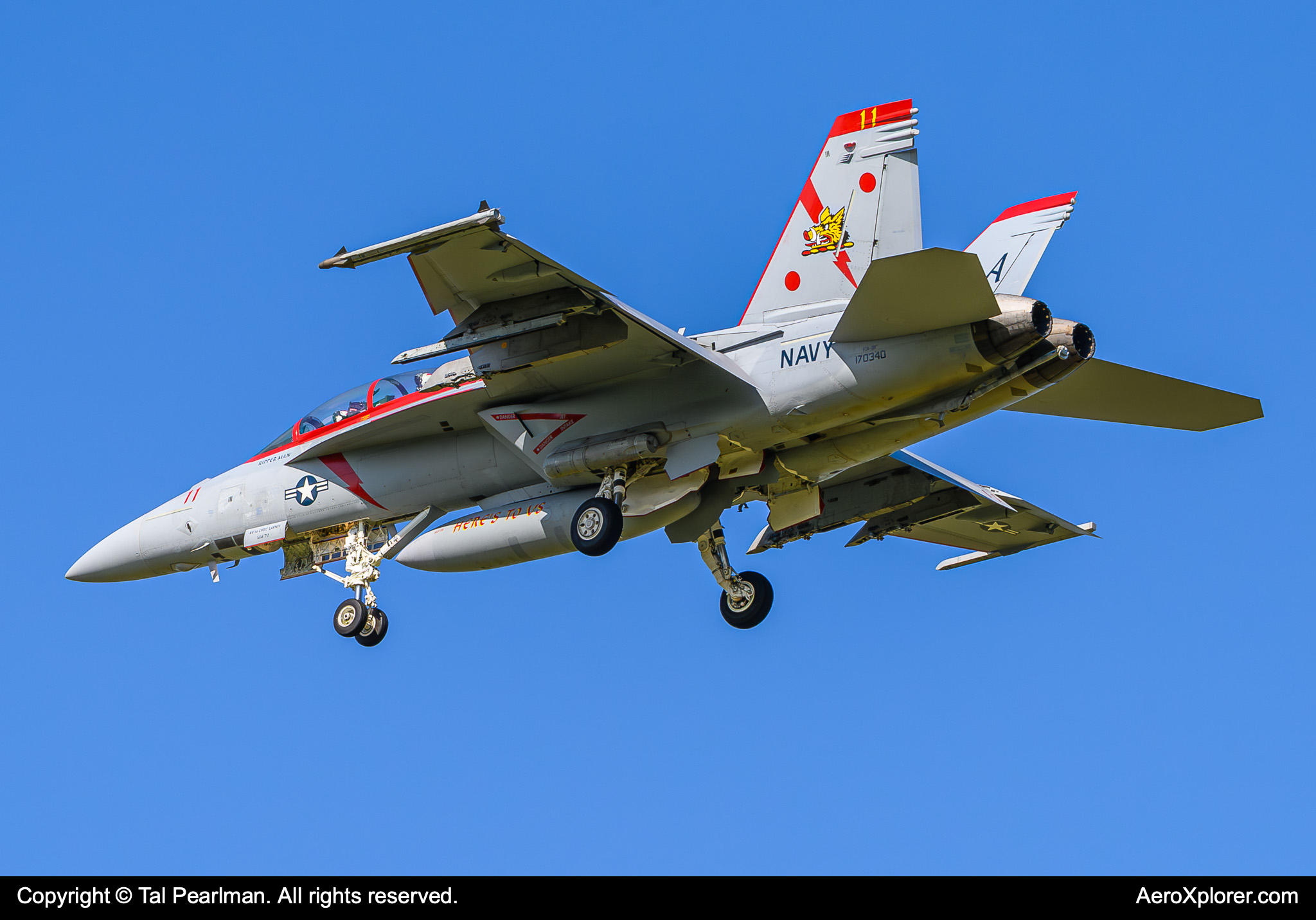 Full size: USN - United States Navy Boeing F/A-18E/F Super Hornet 170340 at Oceana Naval Air Station (Apollo Soucek Field)