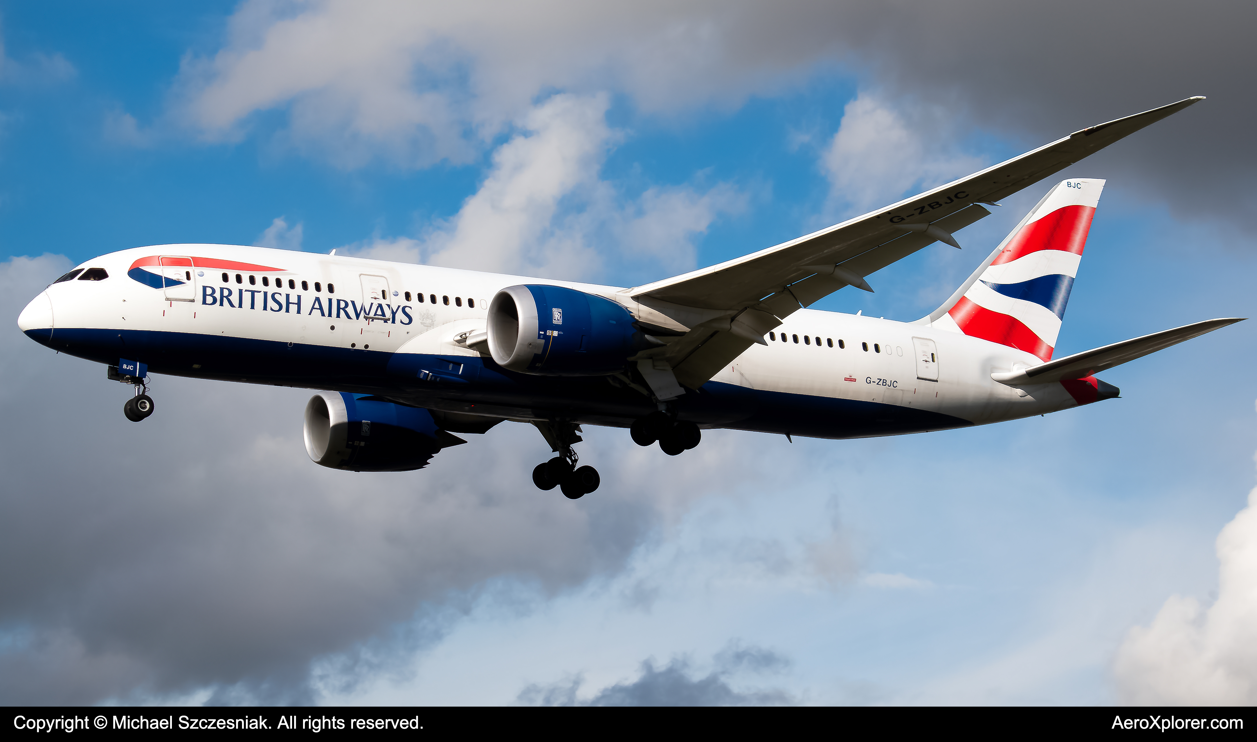 Full size: British Airways Boeing 787-8 G-ZBJC at London Heathrow International Airport