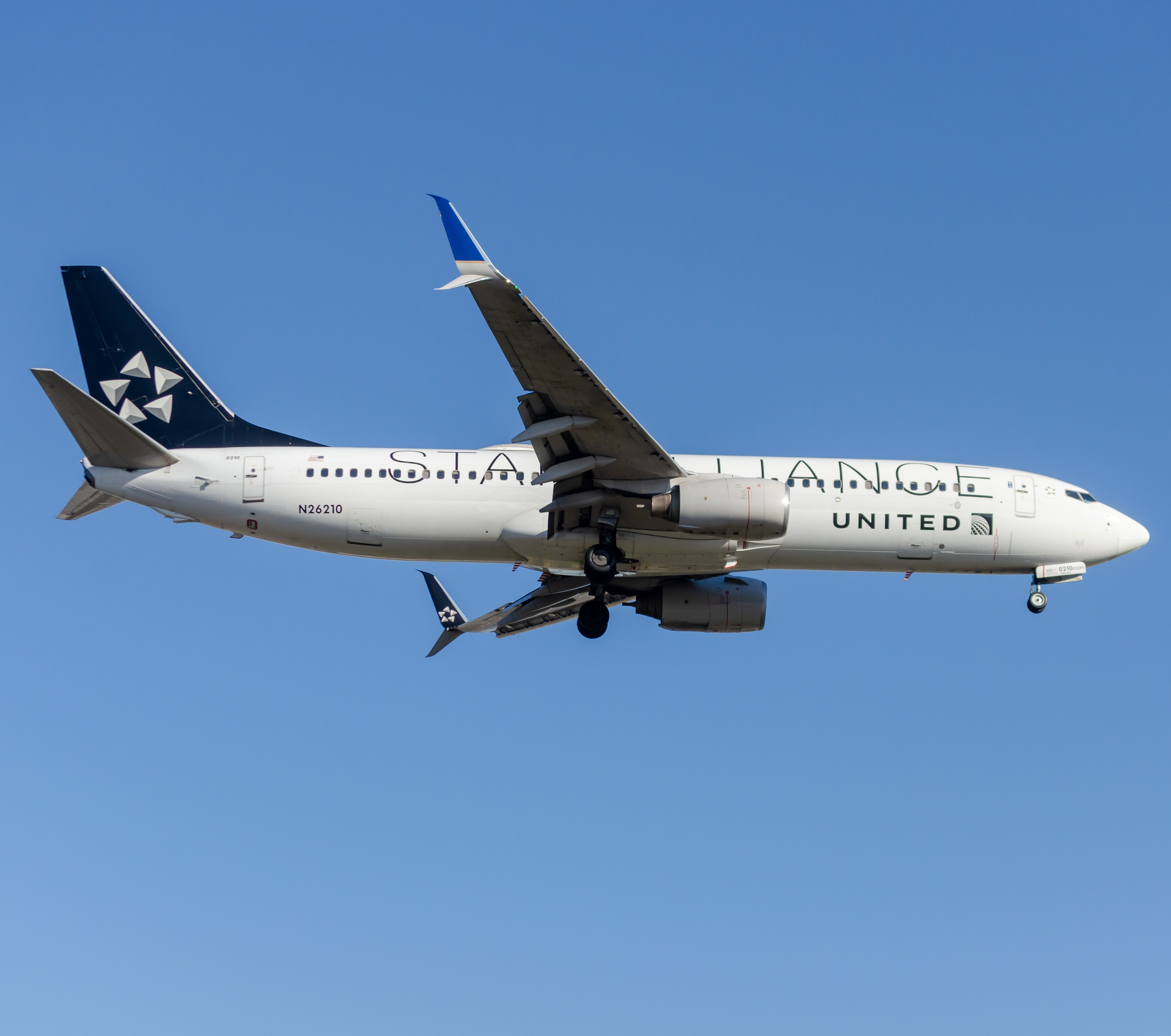 Full size: United Airlines Boeing 737-800 N26210 at Newark Liberty International Airport