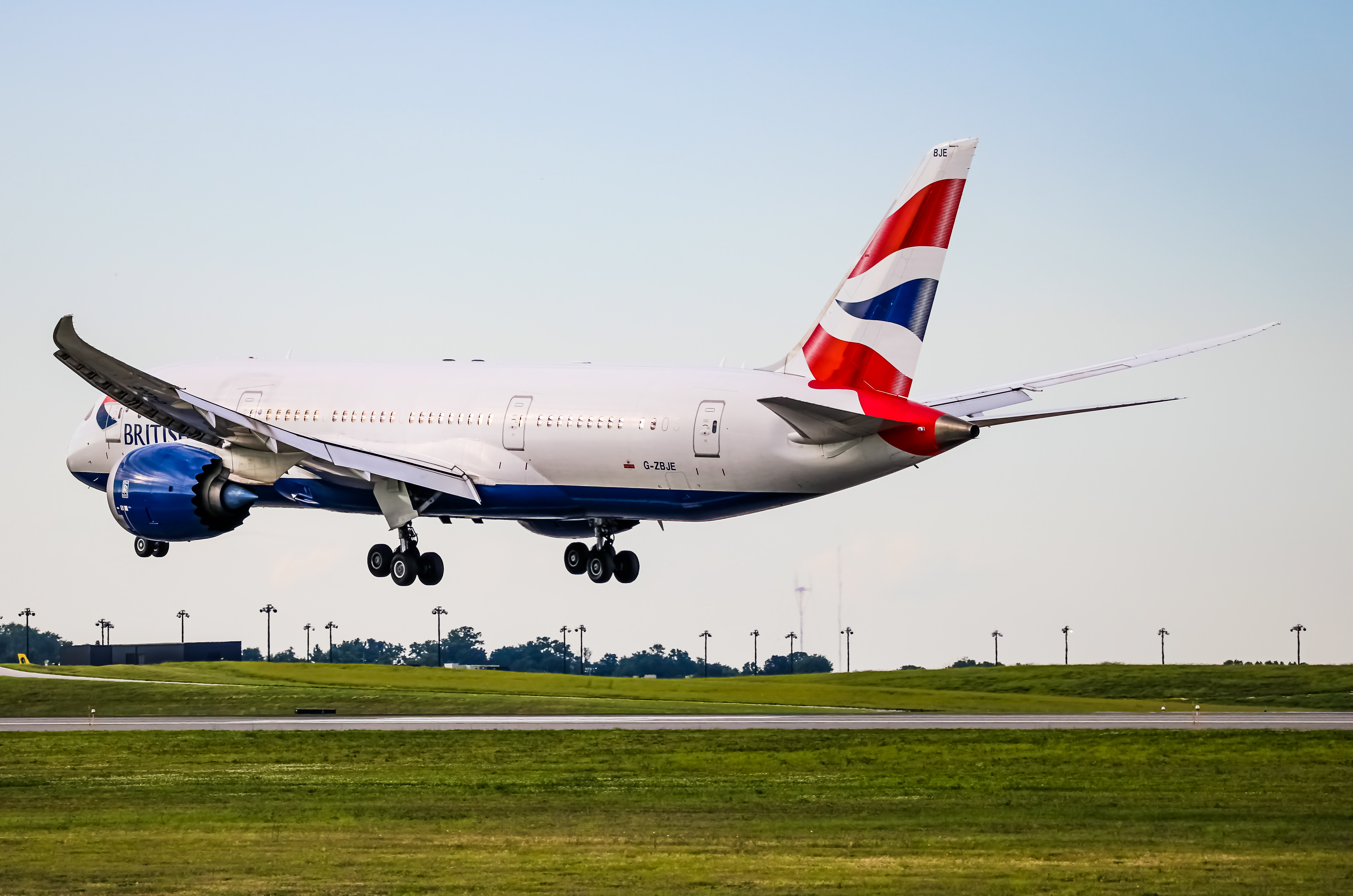 Full size: British Airways Boeing 787-8 G-ZBJE at Baltimore/Washington International Thurgood Marshall Airport