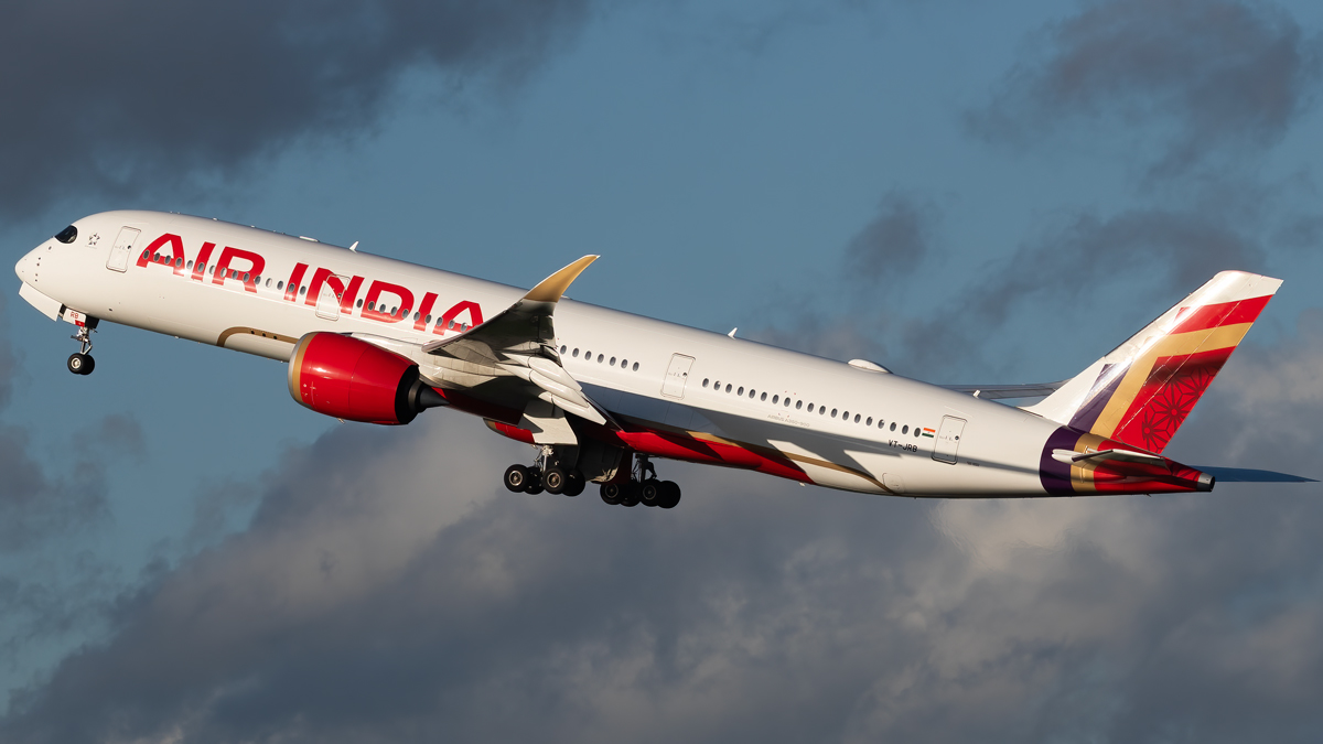 Full size: Air India Airbus A350-900 VT-JRB at London Heathrow International Airport
