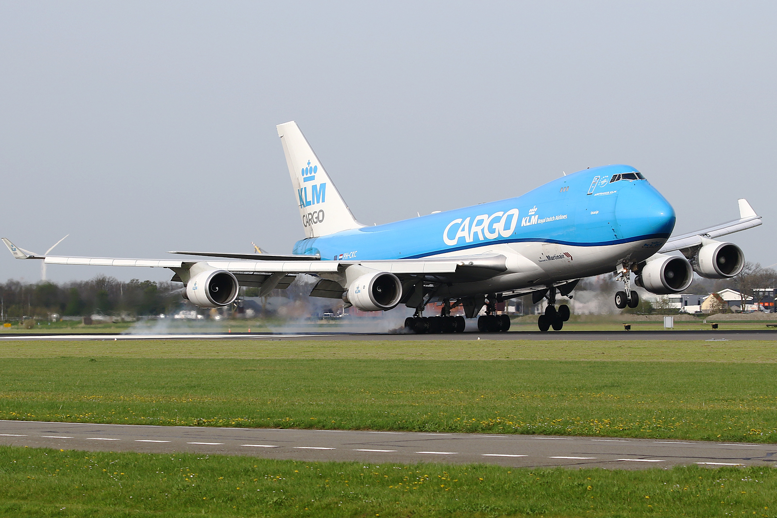 Full size: KLM Cargo Boeing 747-400F PH-CKC at Amsterdam Schiphol Airport