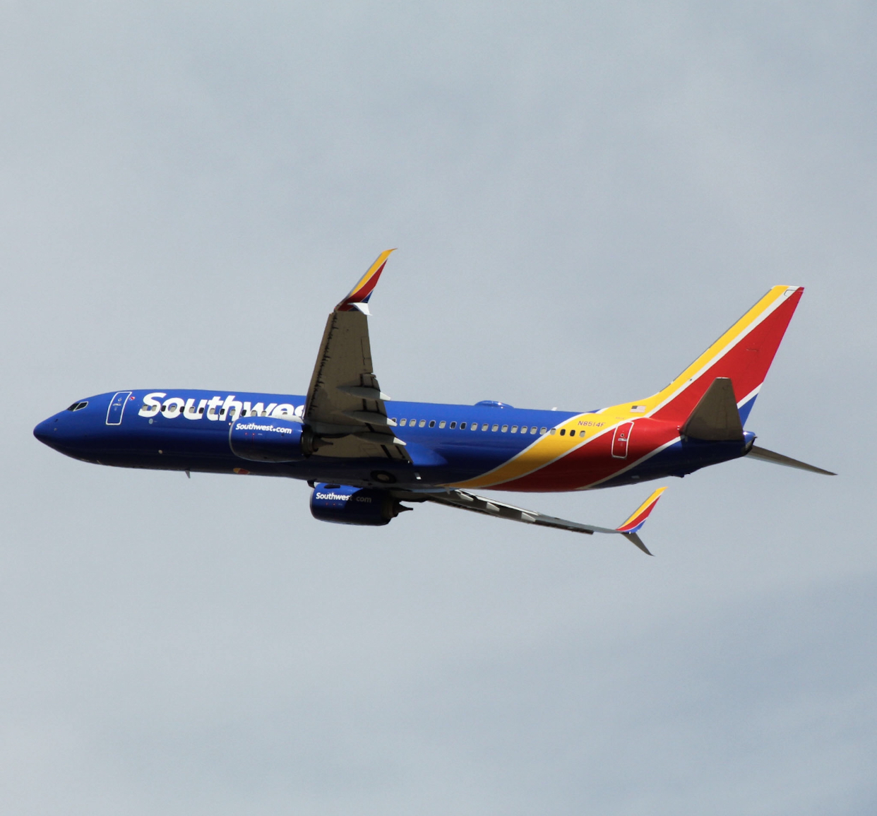 Full size: Southwest Airlines Boeing 737-800 N8514F at Austin-Bergstrom International Airport
