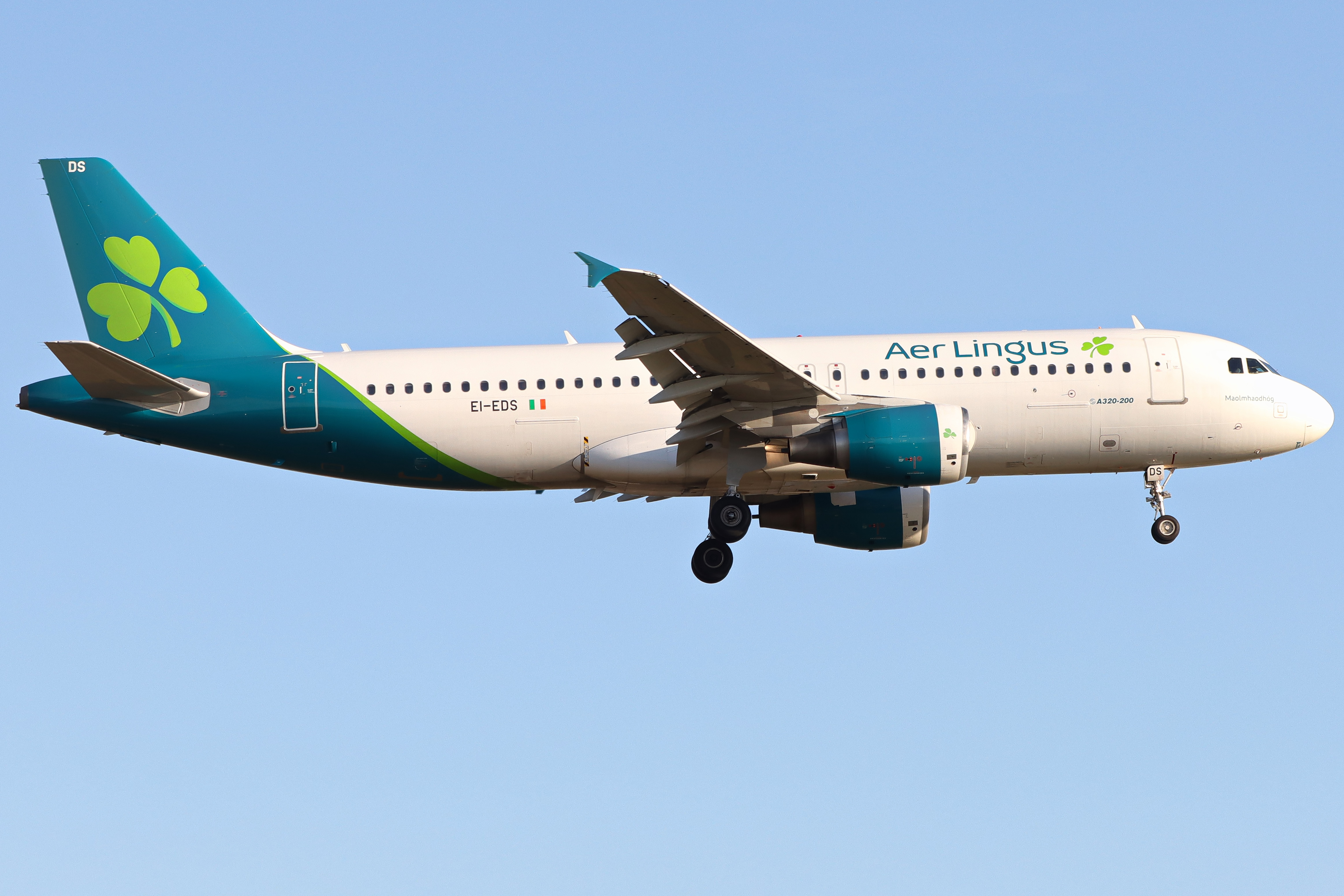 Full size: Aer Lingus Airbus A320 EI-EDS at London Heathrow International Airport