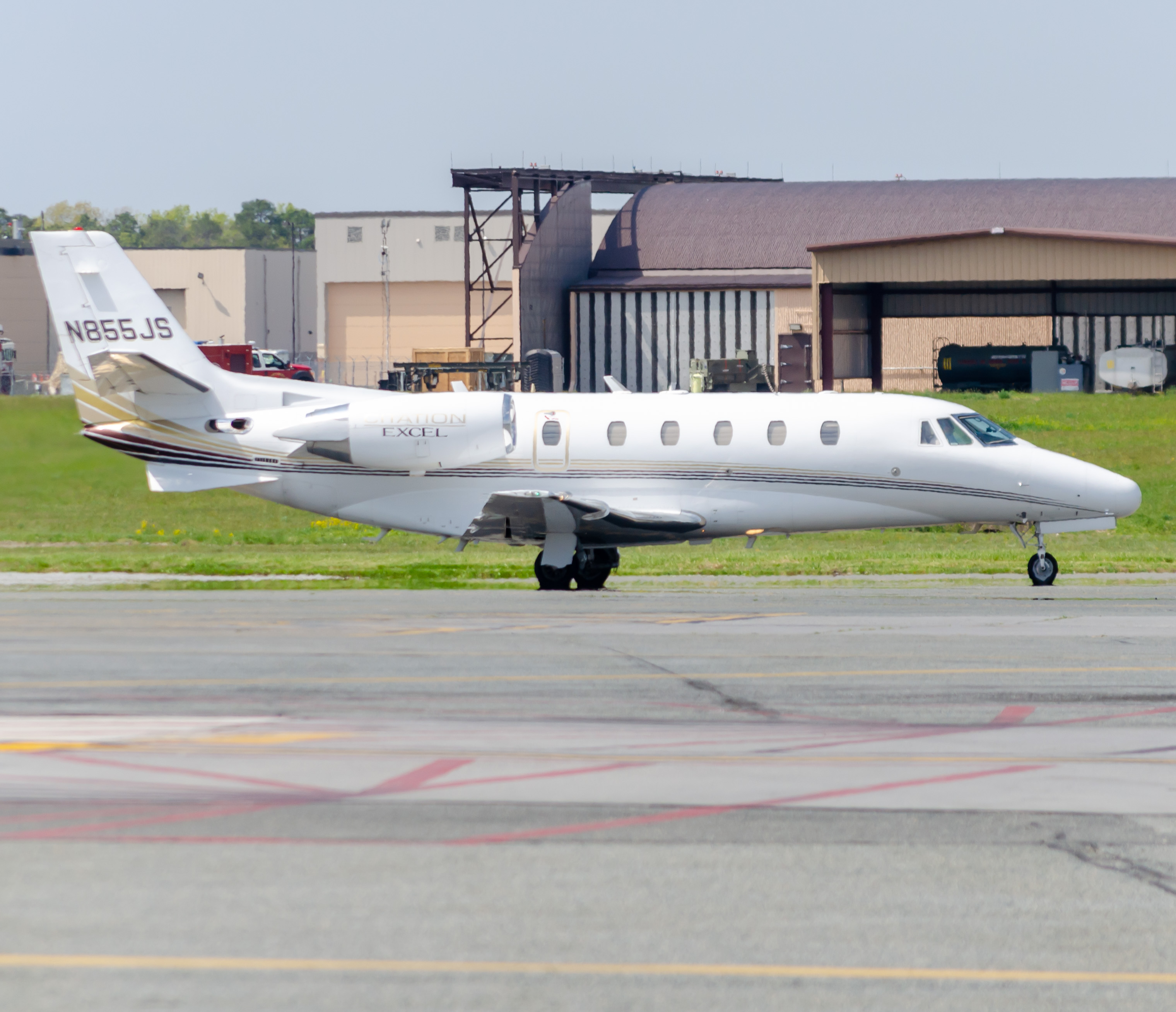 Full size: PRIVATE  Cessna Citation 560XL Excel N855JS at Atlantic City International Airport