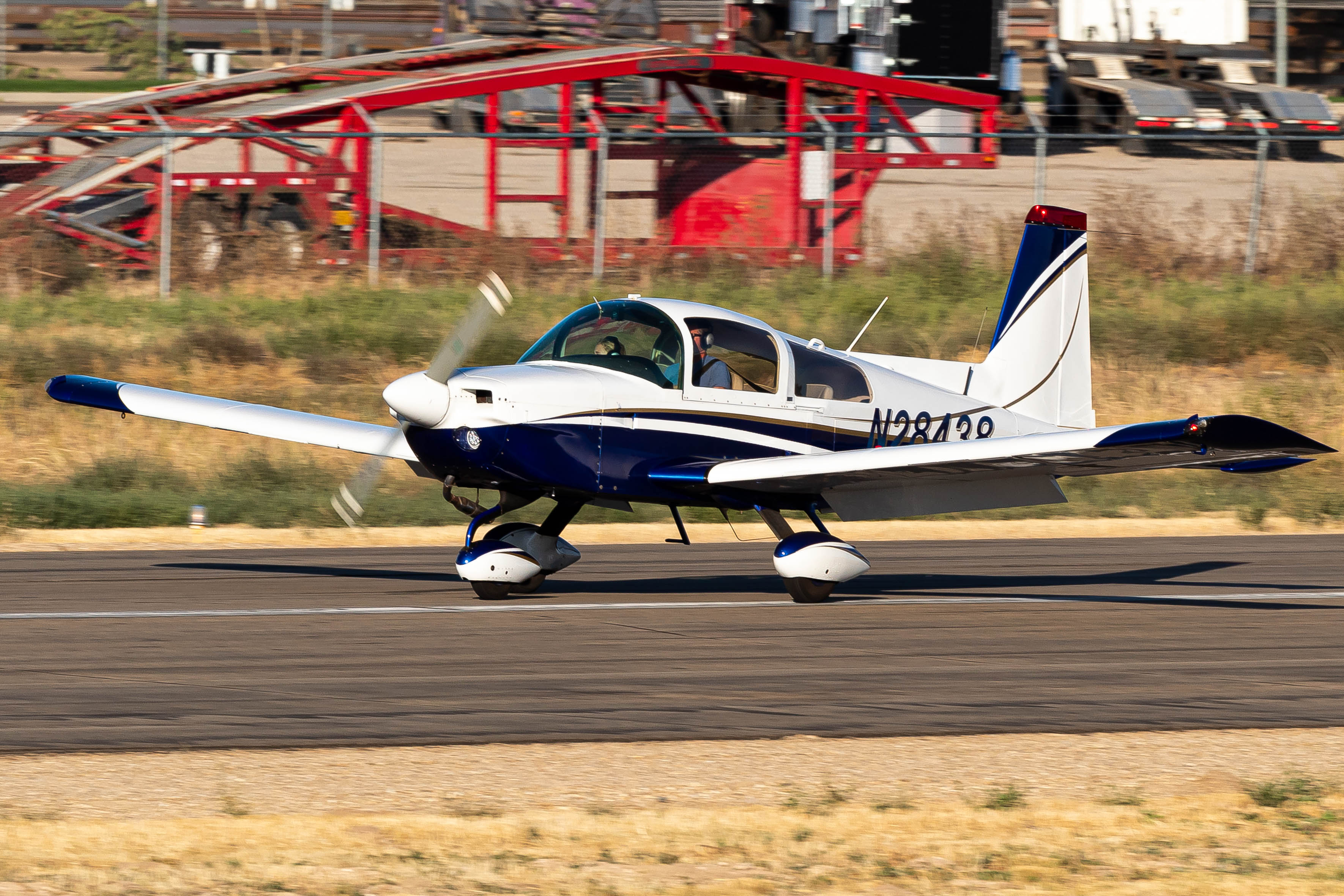 Full size: PRIVATE Grumman American AA-5B Tiger N28438 at Nampa Municipal Airport