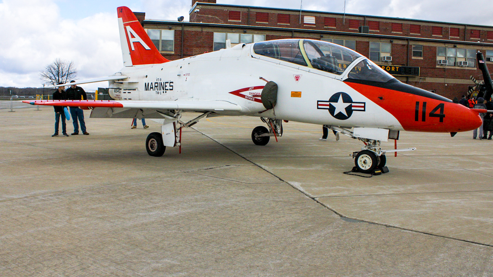 Full size: USMC - United States Marine Corp McDonnell Douglas T-45 165545 at Lafayette Purdue University Airport