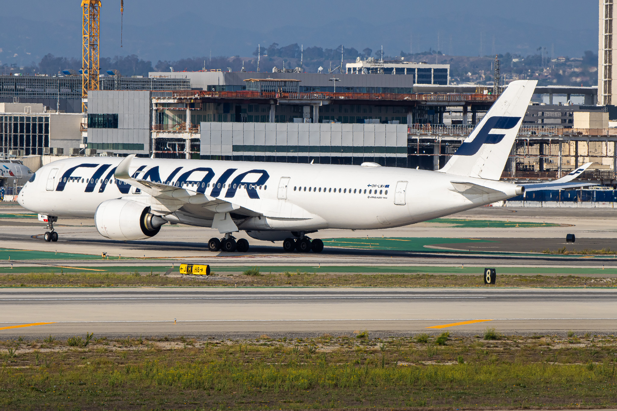 Full size: Finnair Airbus A350-900 OH-LWH at Los Angeles International Airport