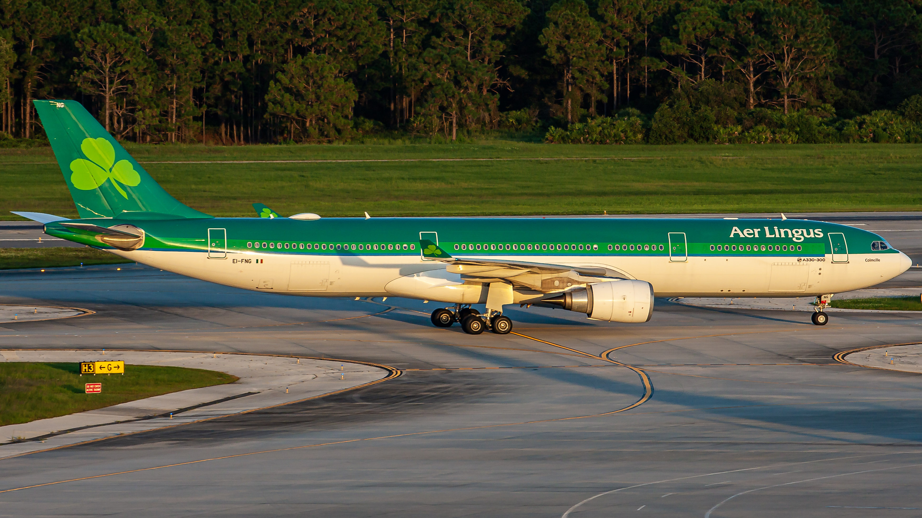 Full size: Aer Lingus Airbus A330-300 EI-FNG at Orlando International Airport