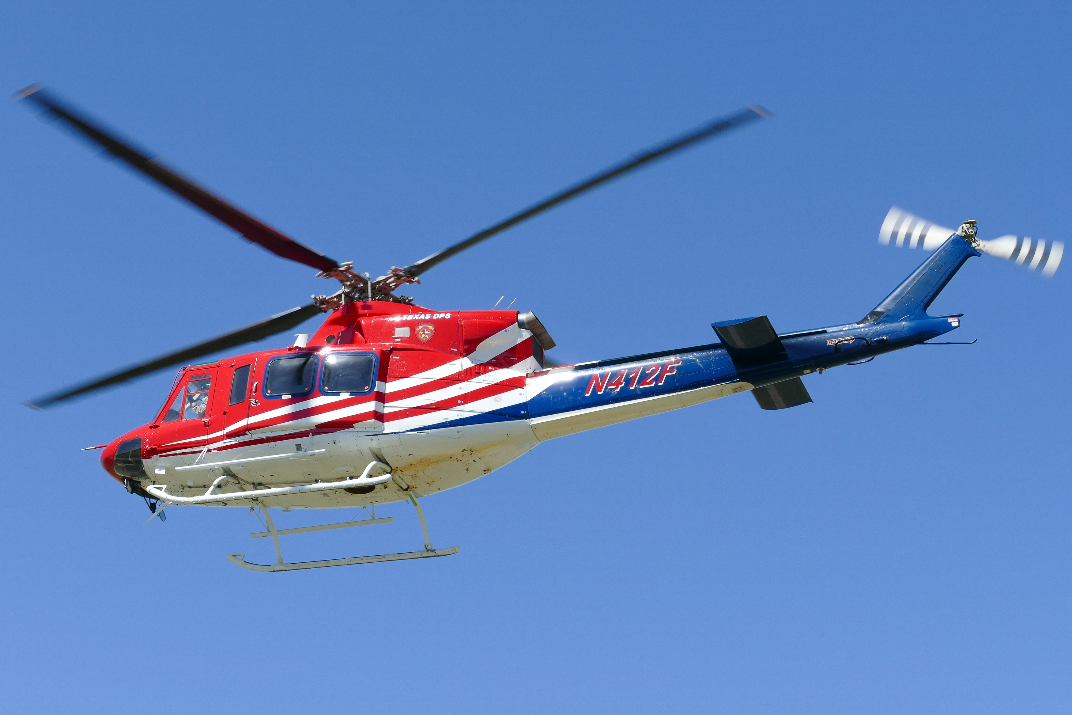 Full size: PRIVATE Bell 412 N412F at Austin-Bergstrom International Airport
