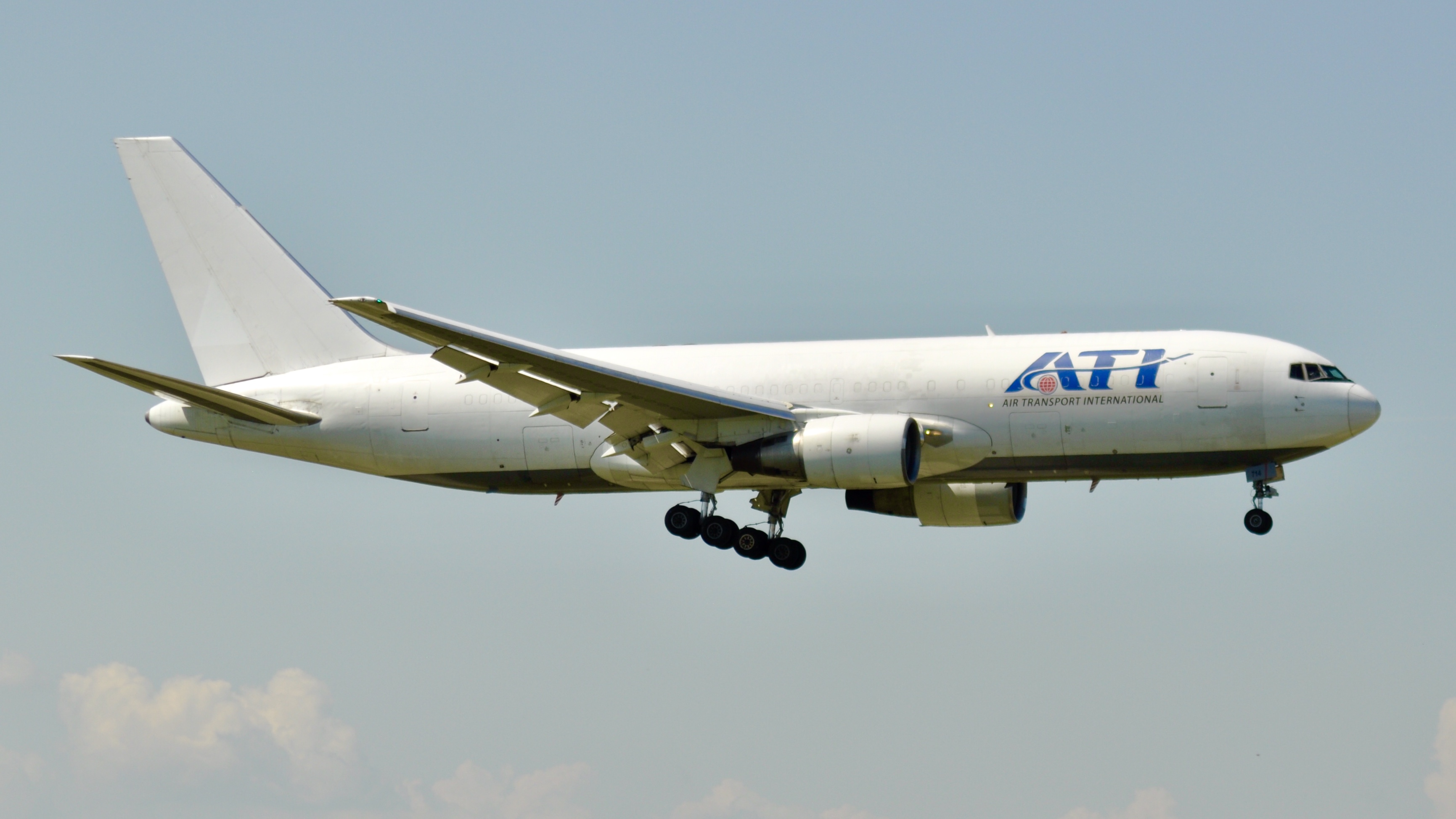Full size: Air Transport International Boeing 767-200F N714AX at Chicago O'Hare International Airport