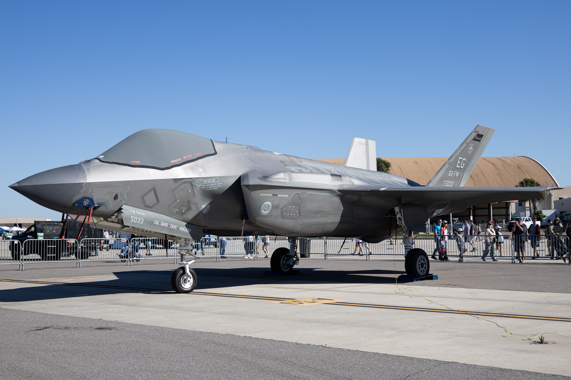 Full size: USAF - United States Air Force Lockheed Martin F-35 Lightning 11-5033 at Mac Dill AFB