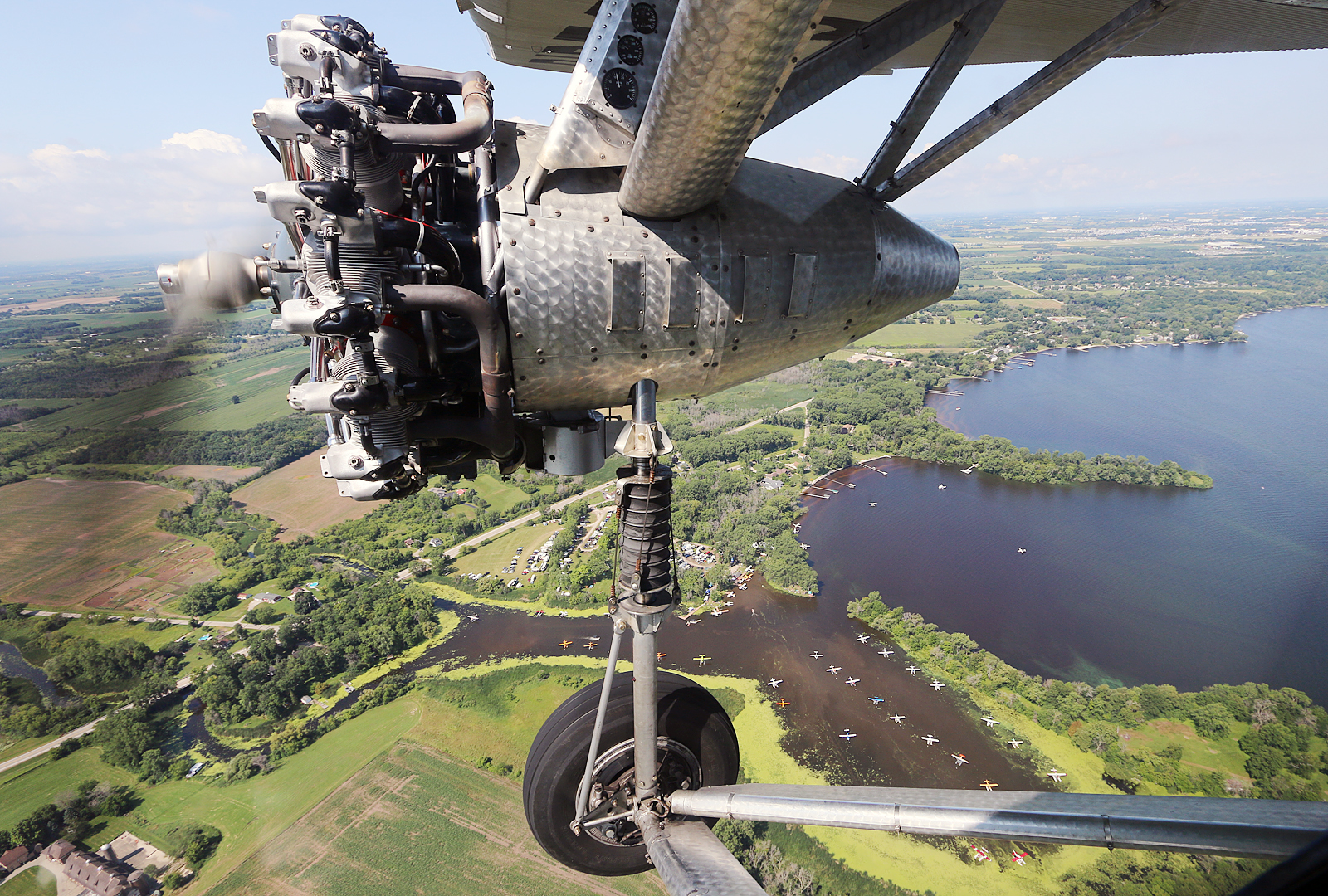 Full size: Experimental Aircraft Association (EAA) Ford Tri-Motor NC8407 at Wittman Regional Airport