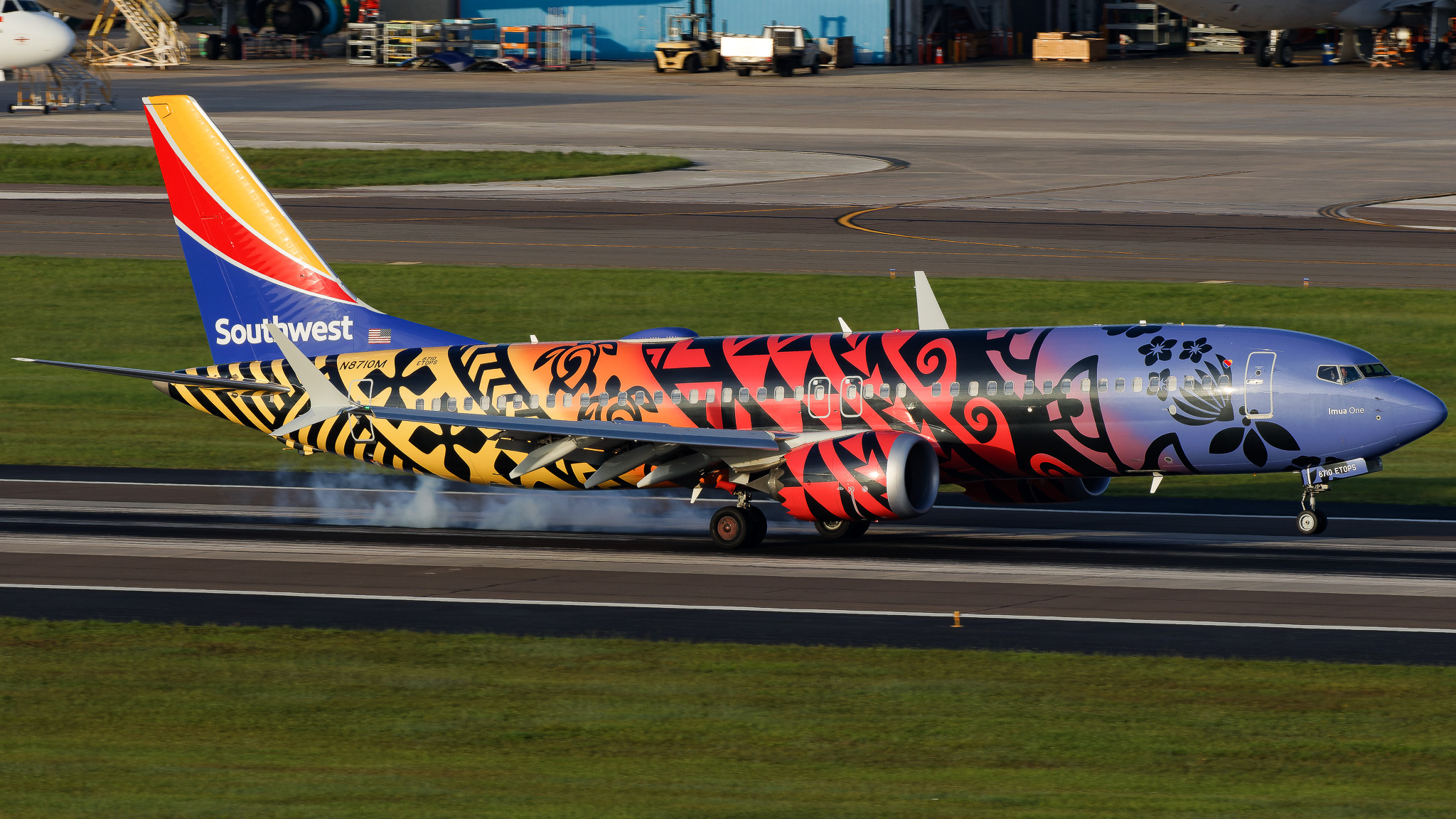 Full size: Southwest Airlines Boeing 737 MAX 8 N8710M at Tampa International Airport