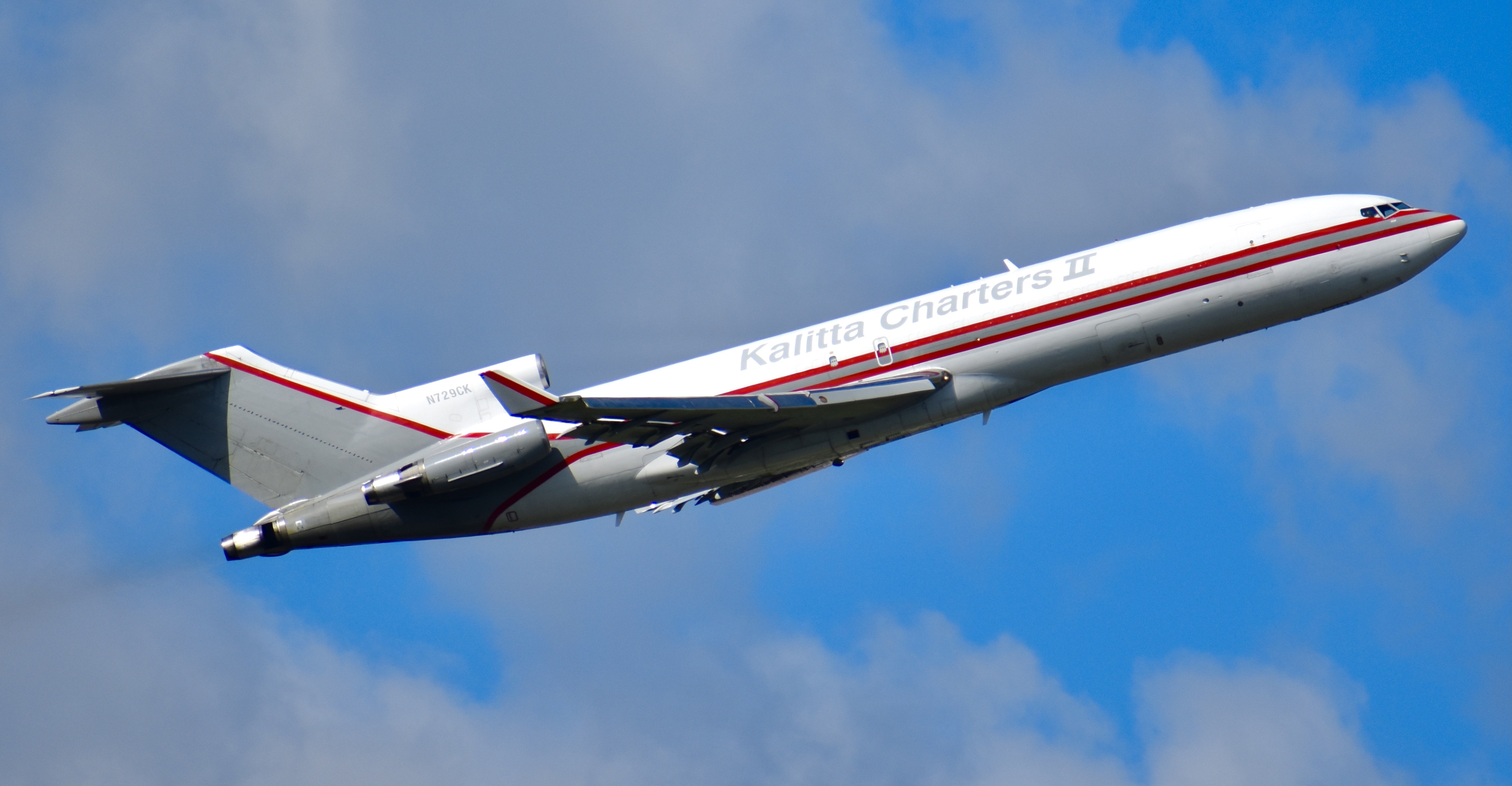 Full size: Kalitta Charters II Boeing 727-200F N729CK at Orlando International Airport