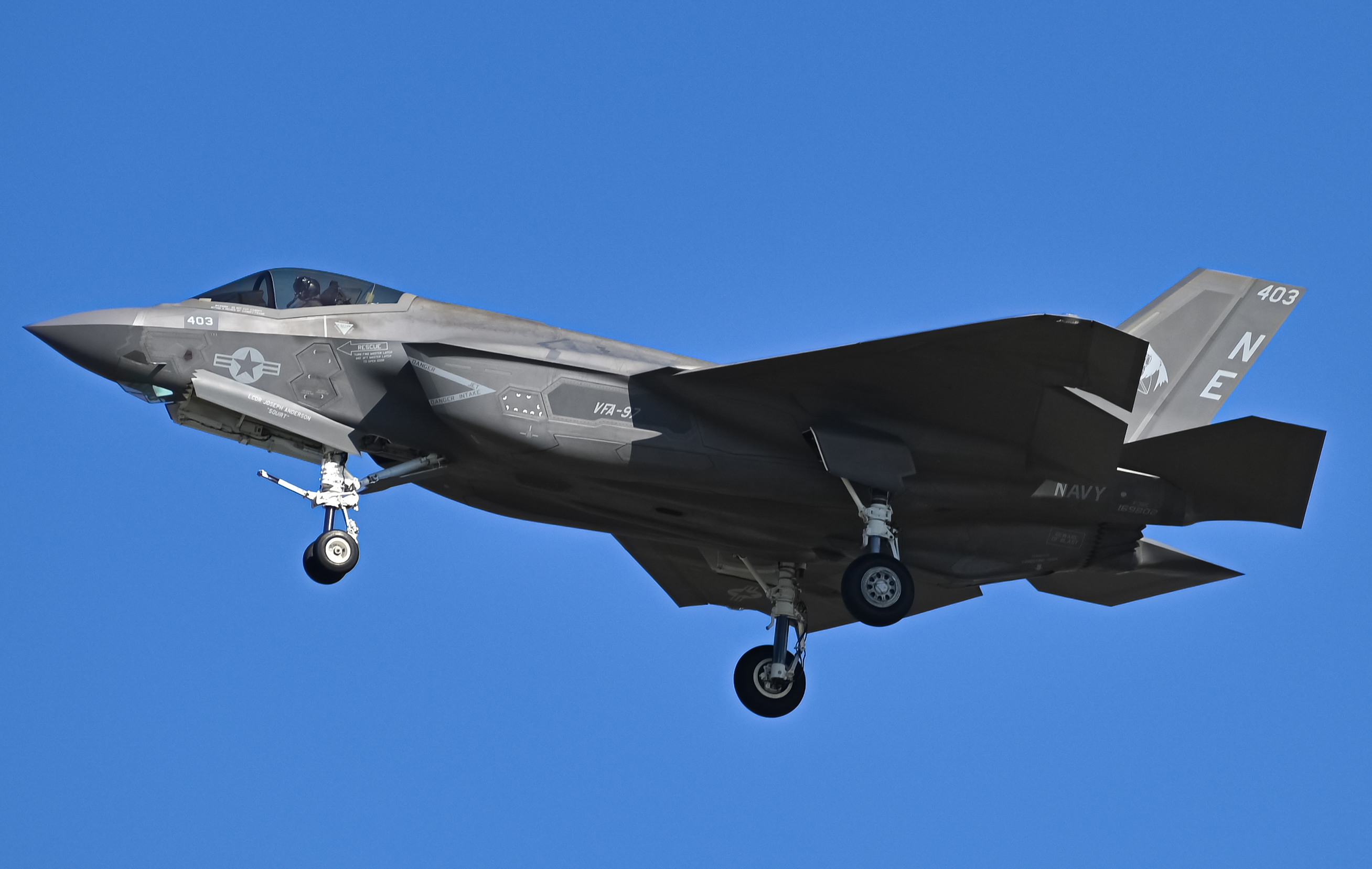 Full size: USN - United States Navy Lockheed Martin F-35 Lightning 169789 at North Island NAS