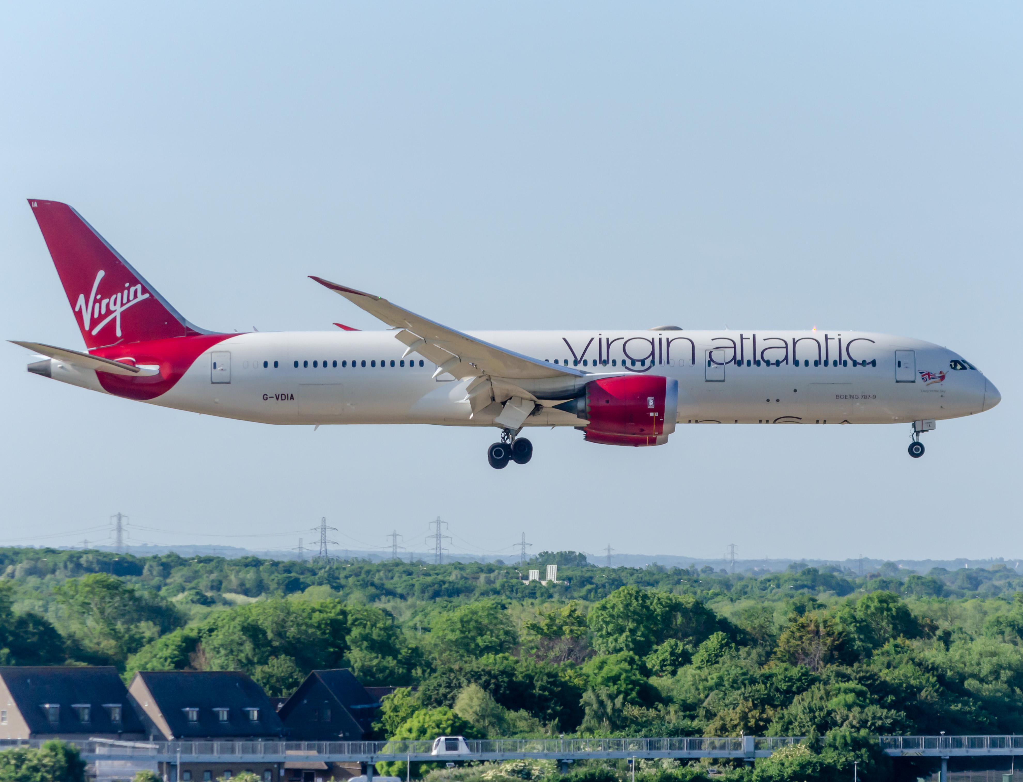 Full size: Virgin Atlantic Boeing 787-9 GVDIA  at London Heathrow International Airport