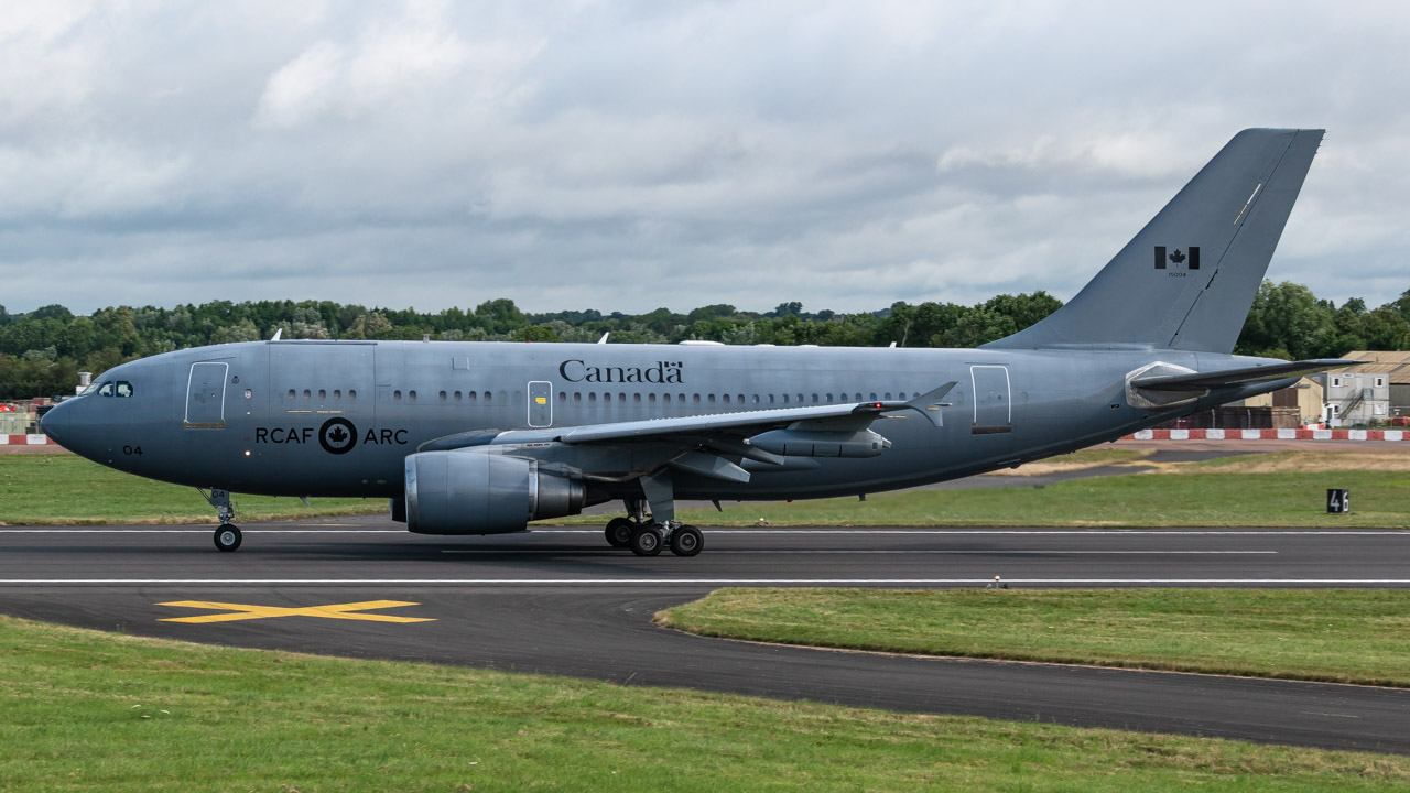 Full size: Royal Canadian Air Force Airbus CC-150 Polaris 15004 at Fairford Airport