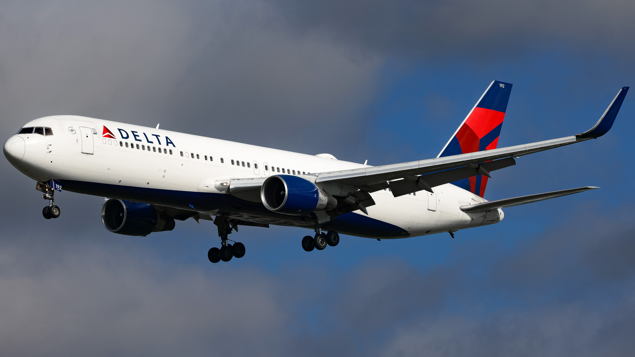 Full size: Delta Airlines Boeing 767-300ER N192DN at Tampa International Airport