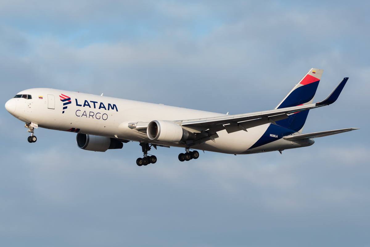 Full size: LATAM Cargo  Boeing 767-300F N536LA at Frankfurt International Airport