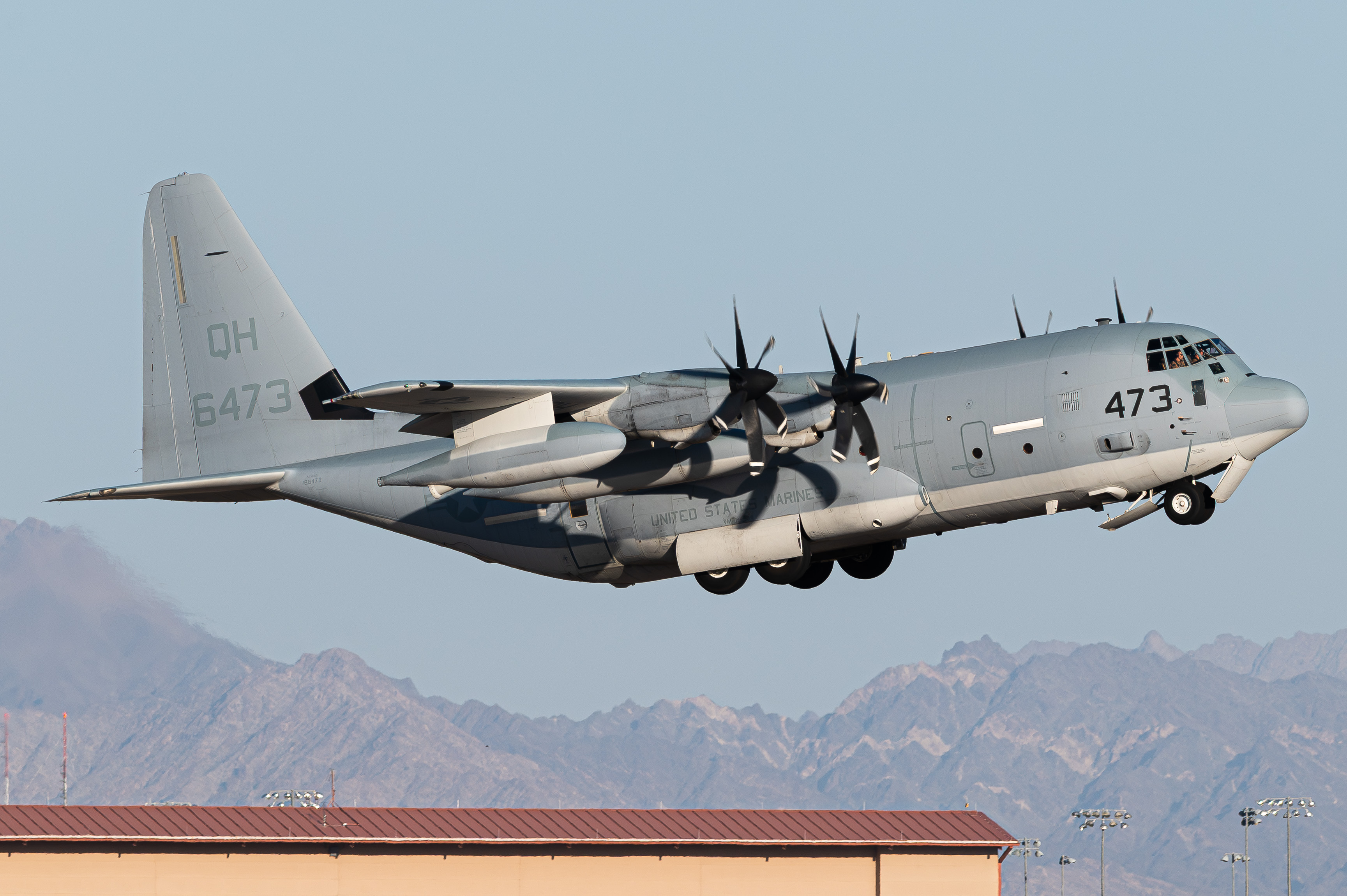 Full size: USMC - United States Marine Corp Lockheed Martin KC-130J Hercules 166473 at 