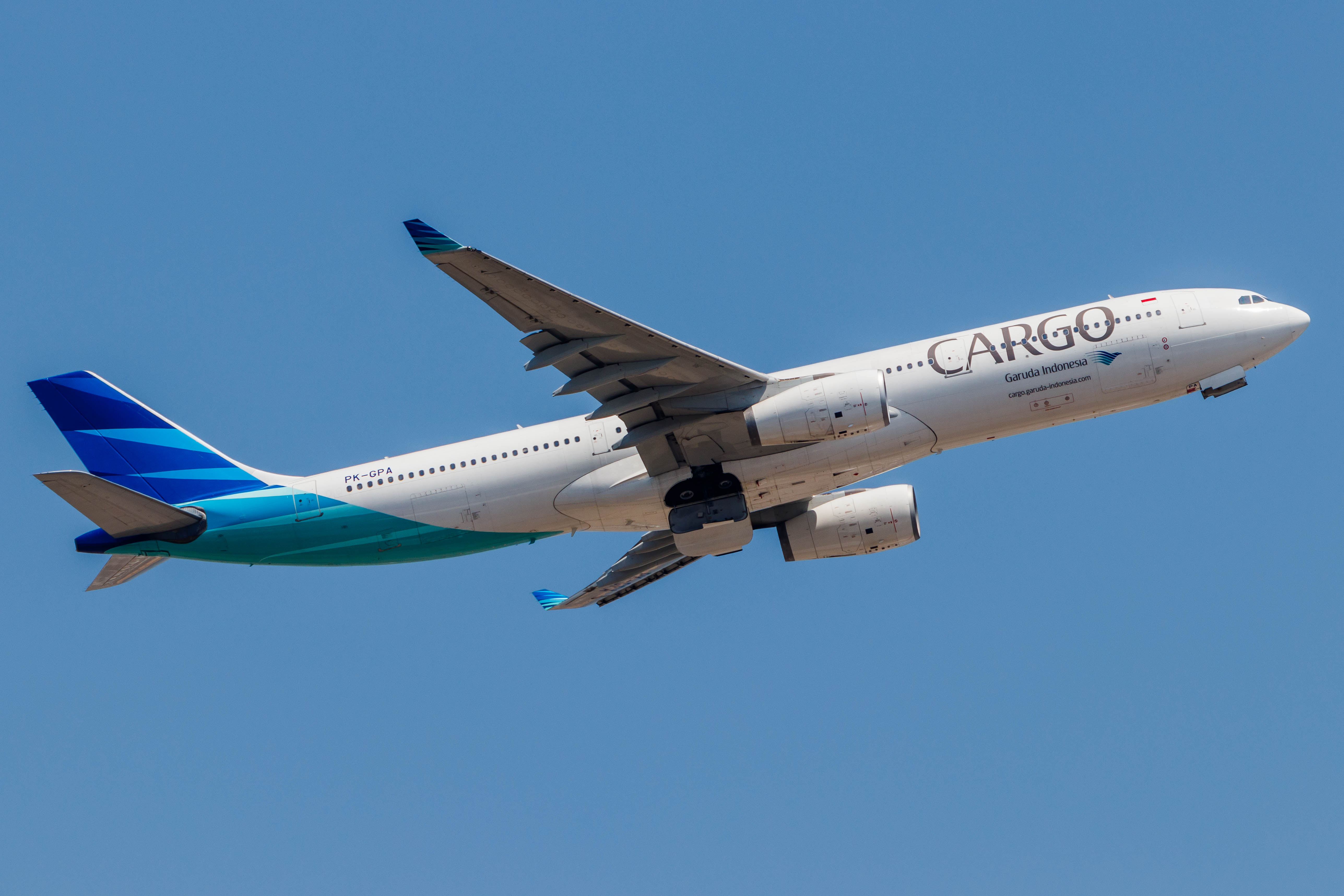 Full size: Garuda Indonesia Airbus A330-300 PK-GPA at Hong Kong International Airport