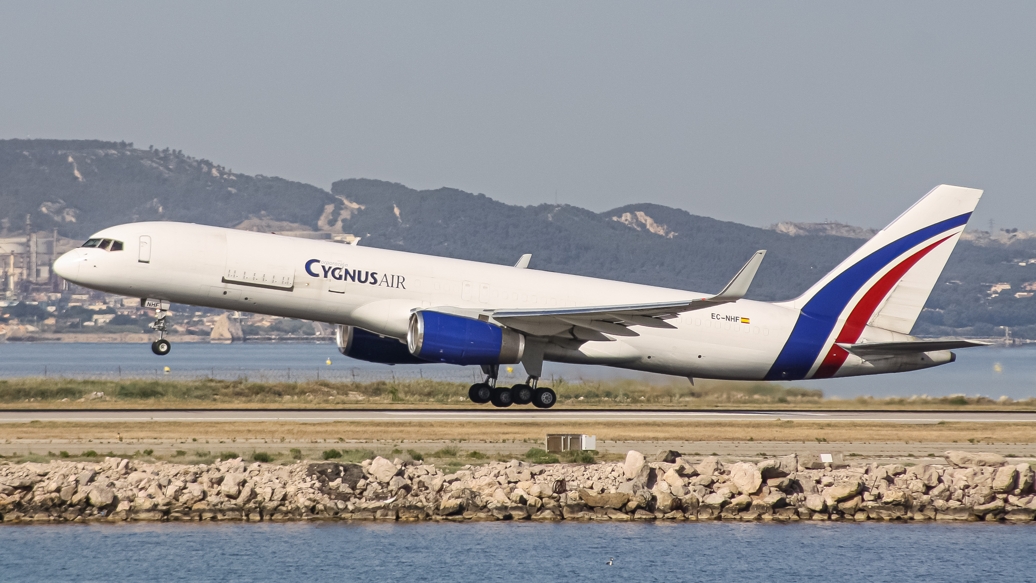 Full size: Cygnus Air Boeing 757-200F EC-NHF at Marseille Provence Airport