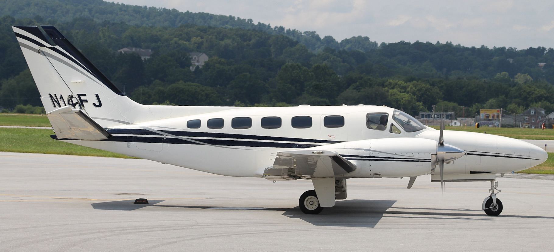 Full size: PRIVATE Cessna 441 Conquest II N14FJ at Capital City Airport