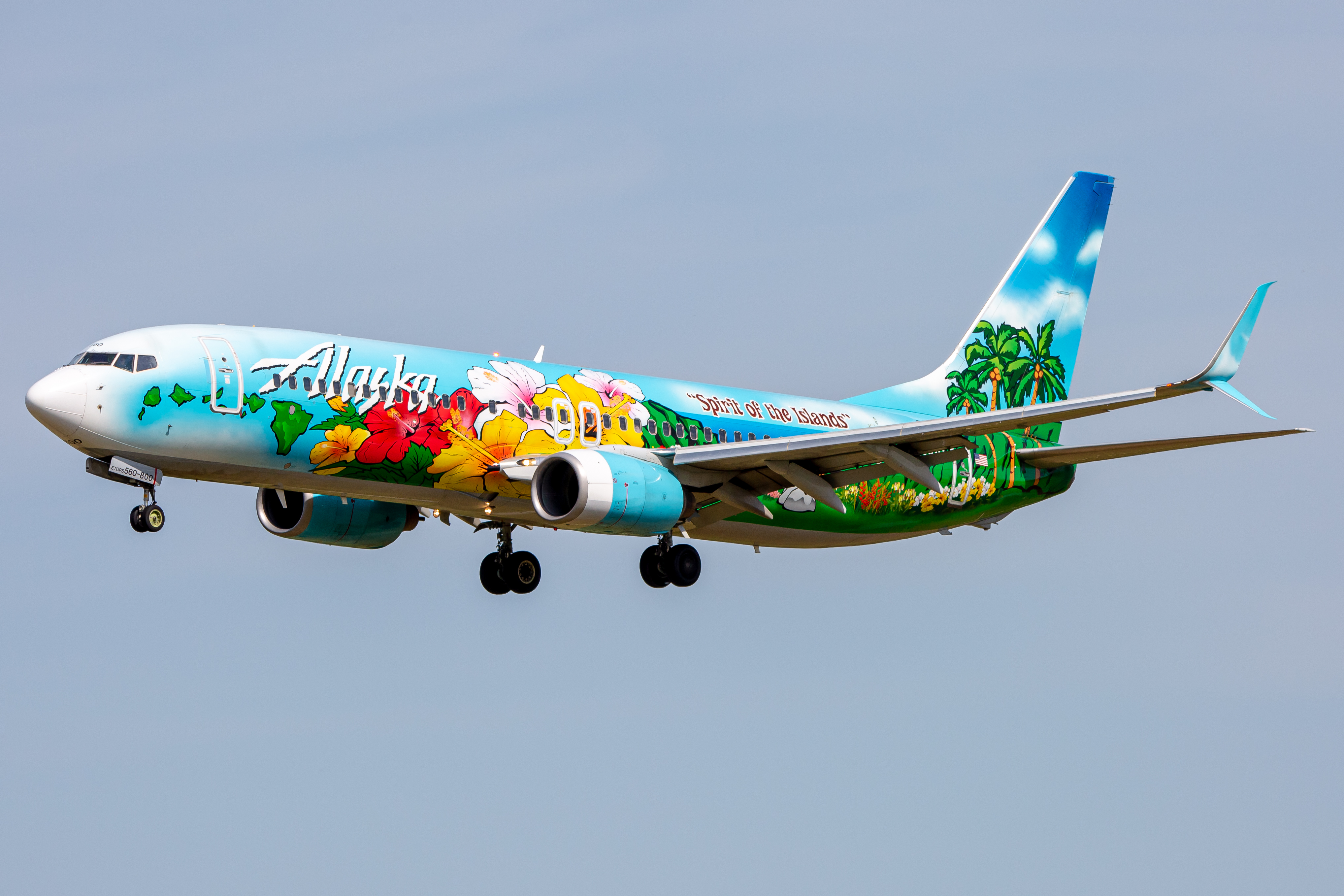 Full size: Alaska Airlines Boeing 737-800 N560AS at Baltimore/Washington International Thurgood Marshall Airport