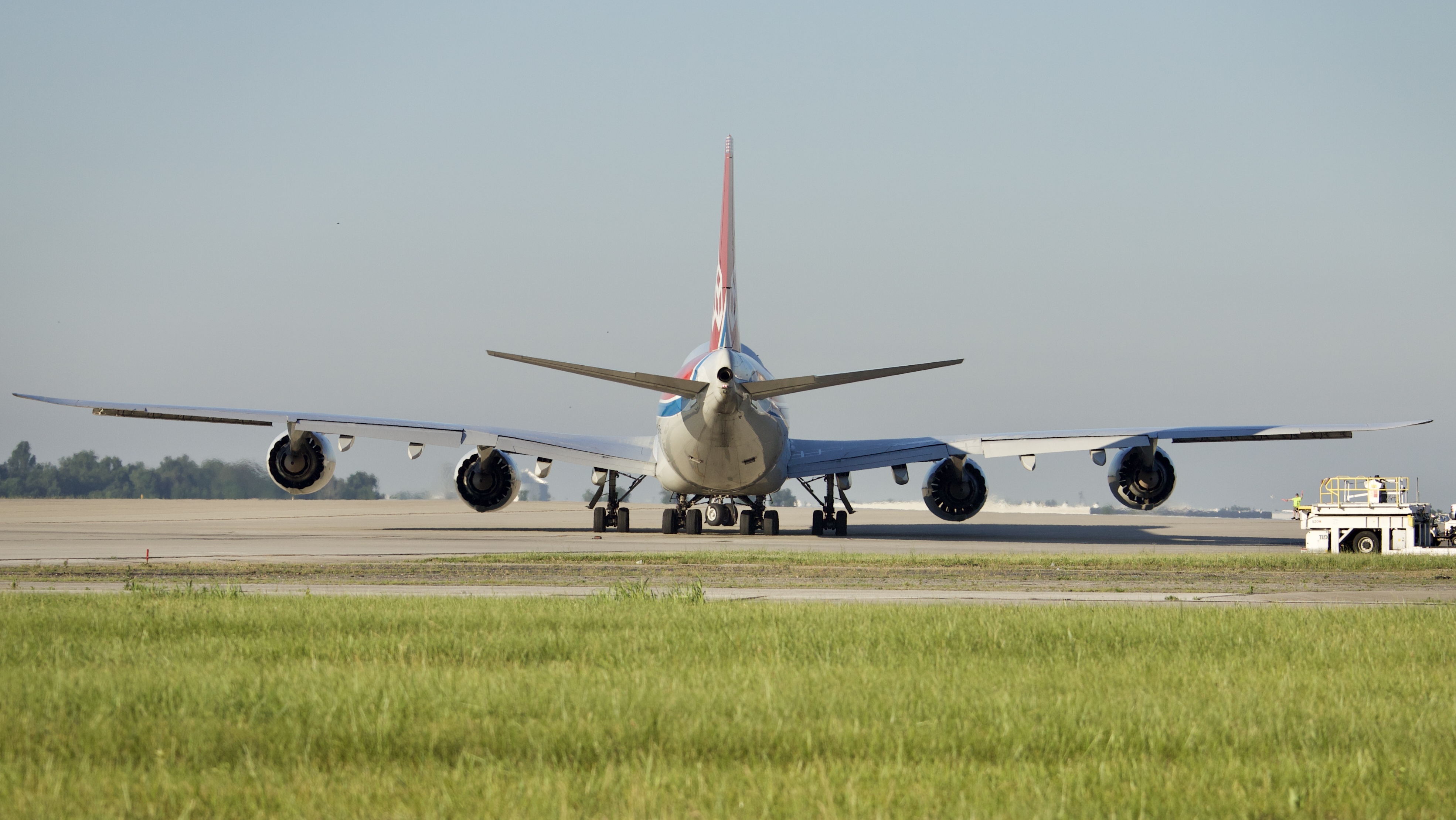 Full size: CargoLux Boeing 747-8F LX-VCF at Rickenbacker International Airport