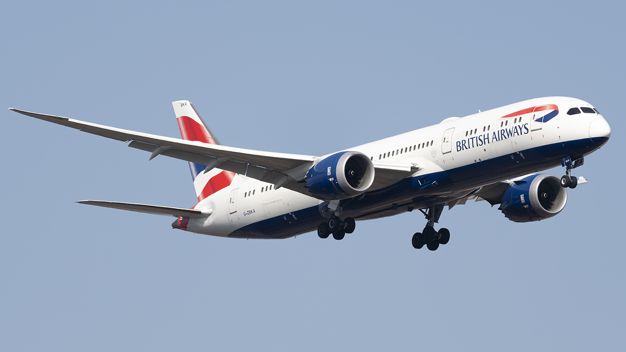 Full size: British Airways Boeing 787-9 G-ZBKA at Washington Dulles International Airport