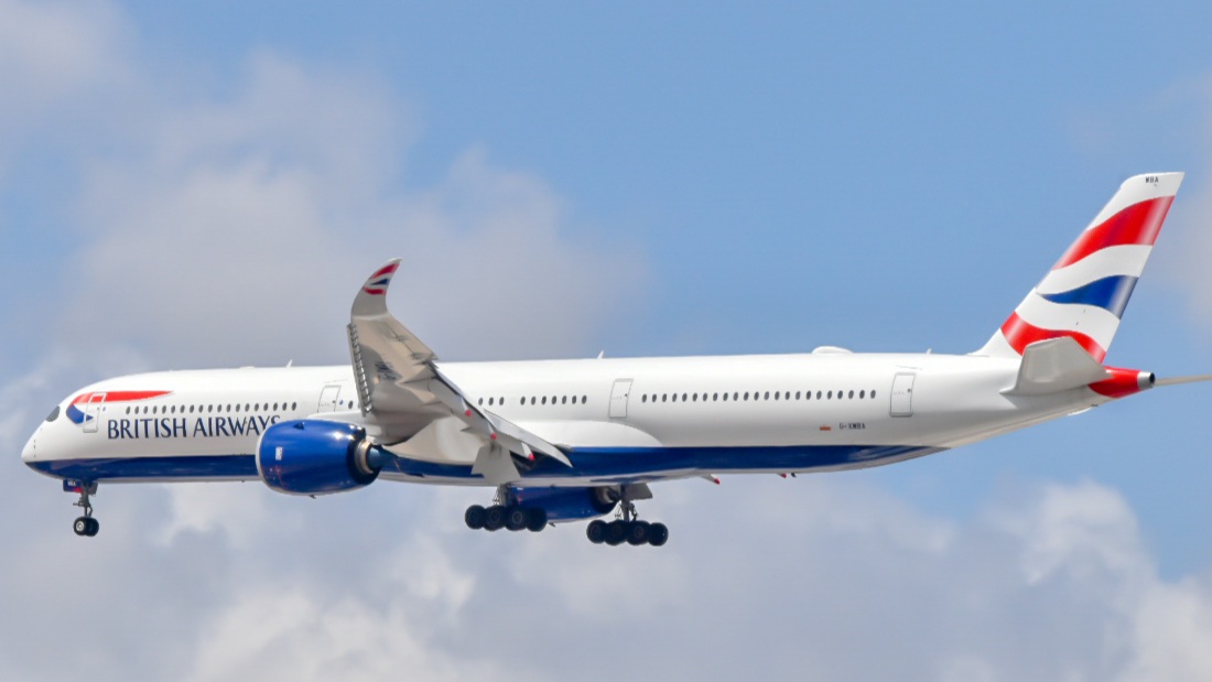 Full size: British Airways Airbus A350-1000 G-XWBA at Tel Aviv-Ben Gurion Airport