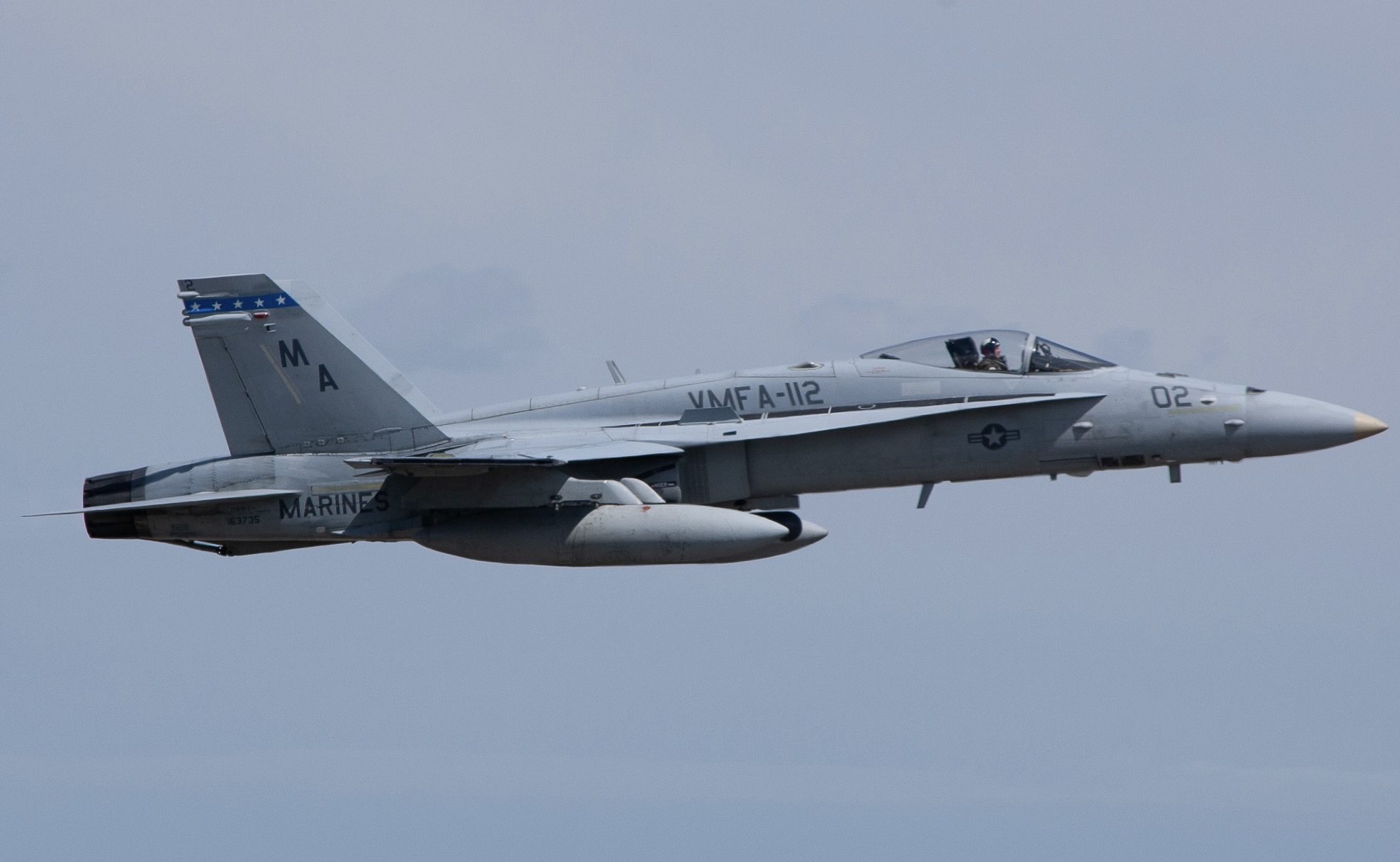 Full size: USMC - United States Marine Corp McDonnel Douglas F/A-18 Hornet 163735 at Billings Logan International Airport
