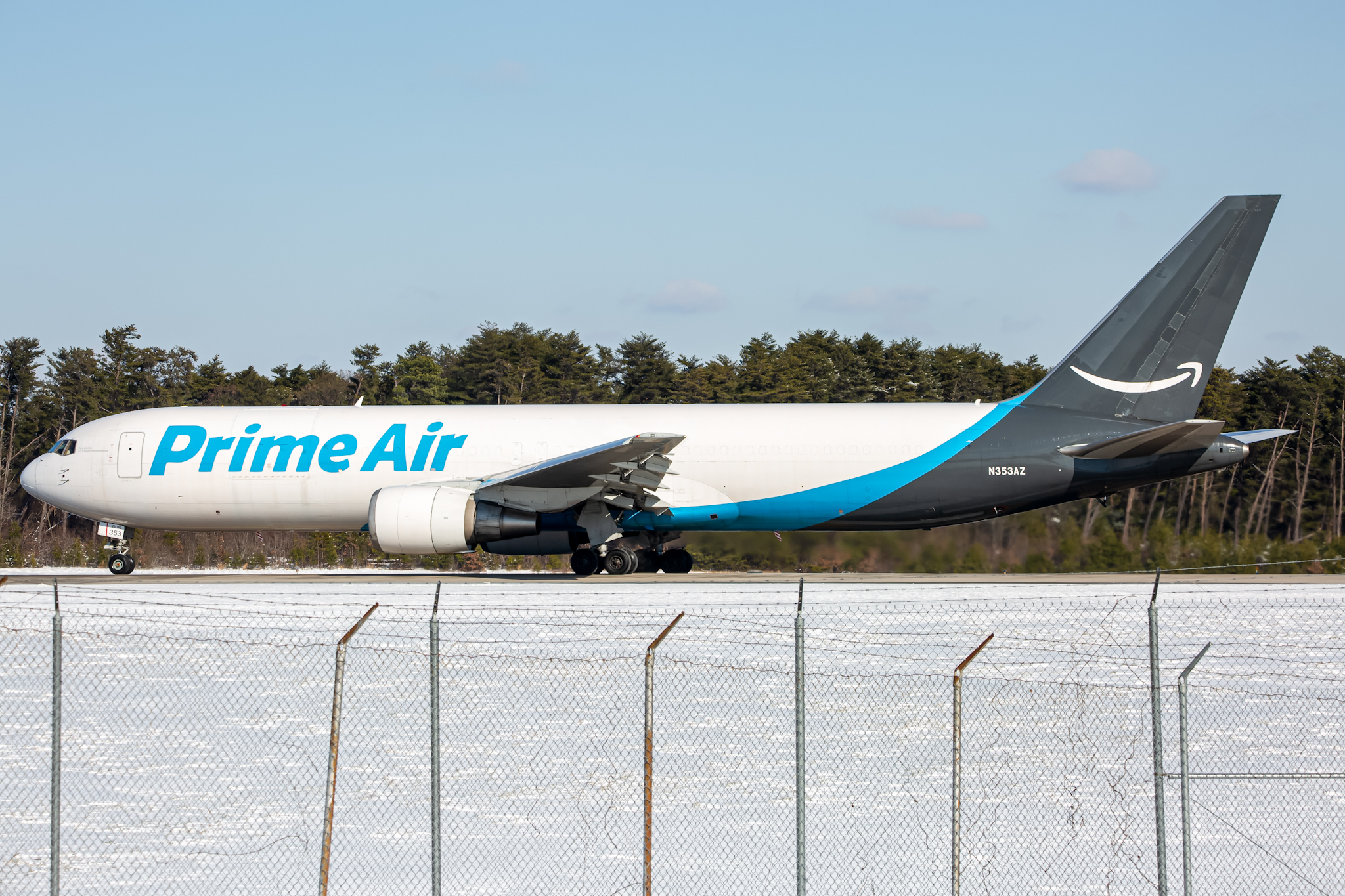 Full size: Prime Air Boeing 767-300F N353AZ at Baltimore/Washington International Thurgood Marshall Airport