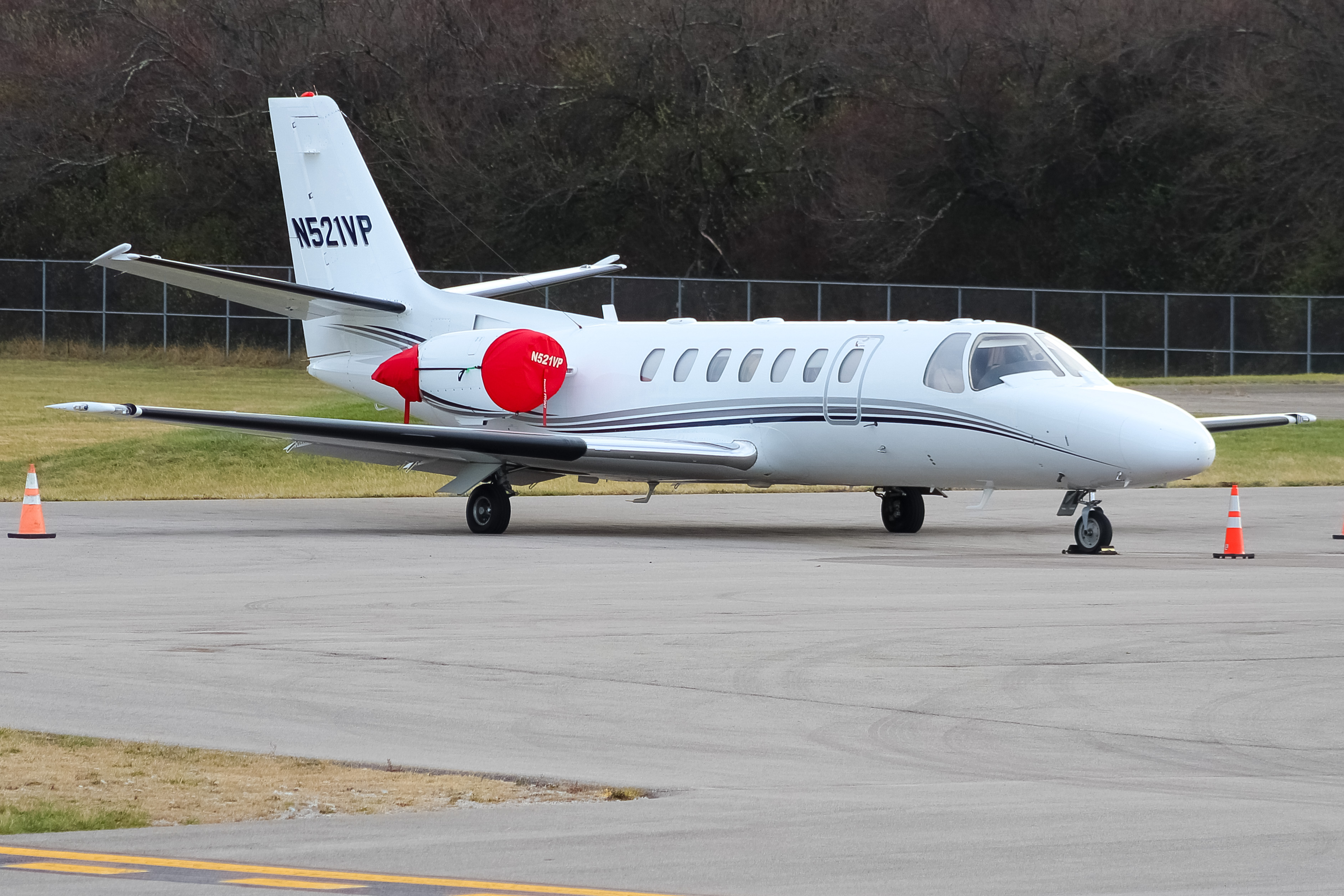 Full size: PRIVATE  Cessna Citation 560 Encore N521VP at Cincinnati Municipal Airport/Lunken Field