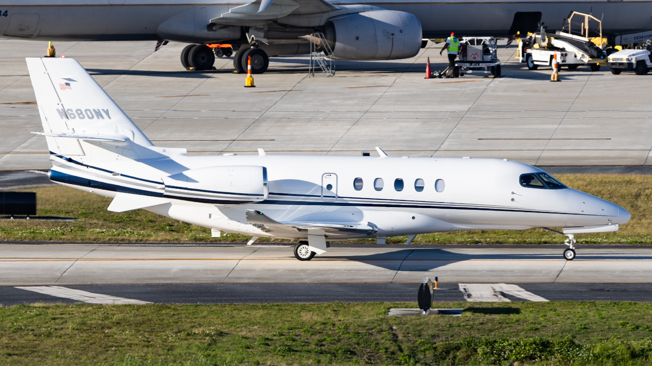 Full size: PRIVATE Cessna Citation Latitude N680NY at Tampa International Airport