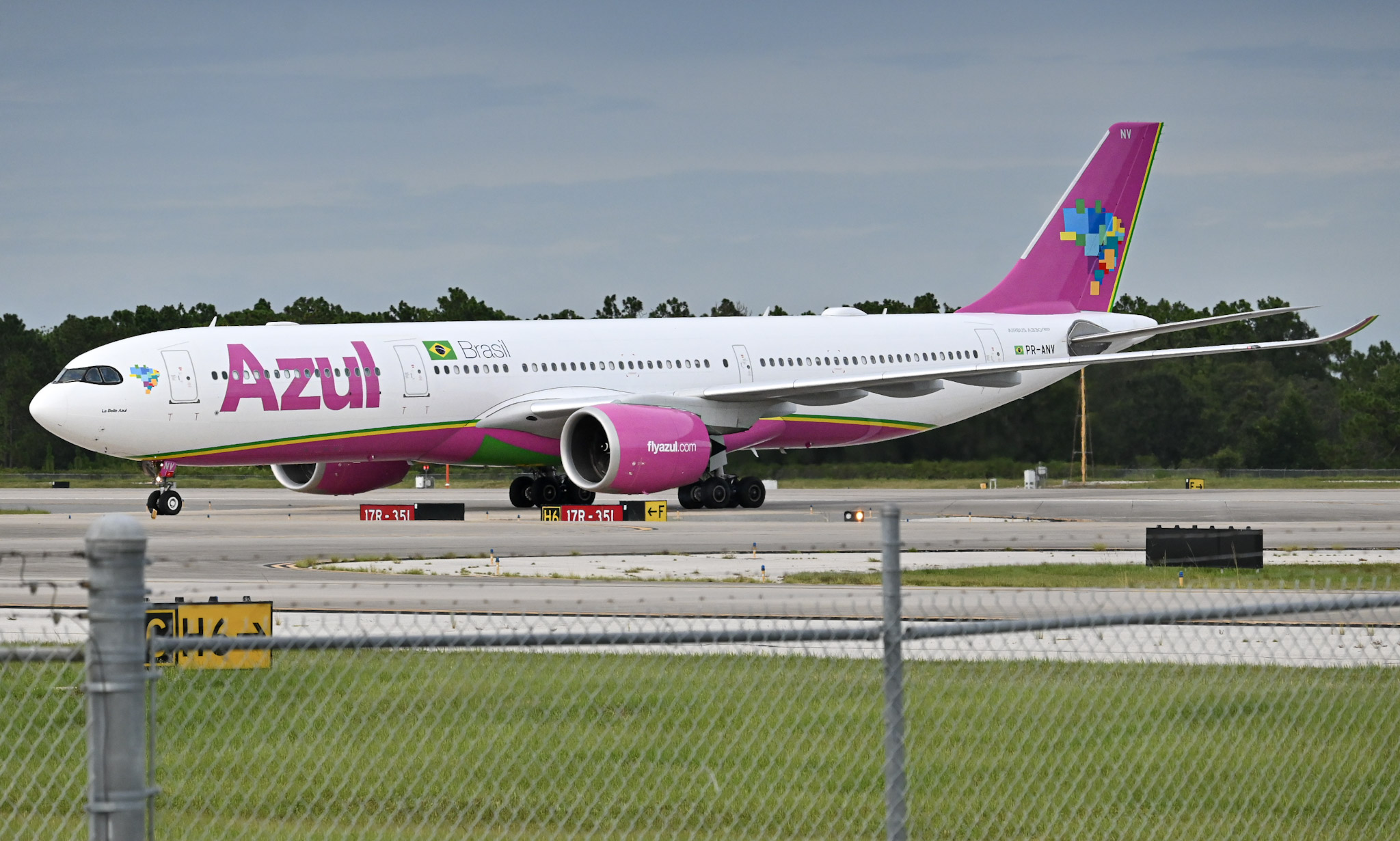 Full size: Azul  Airbus A330-900 PR-ANV at Orlando International Airport