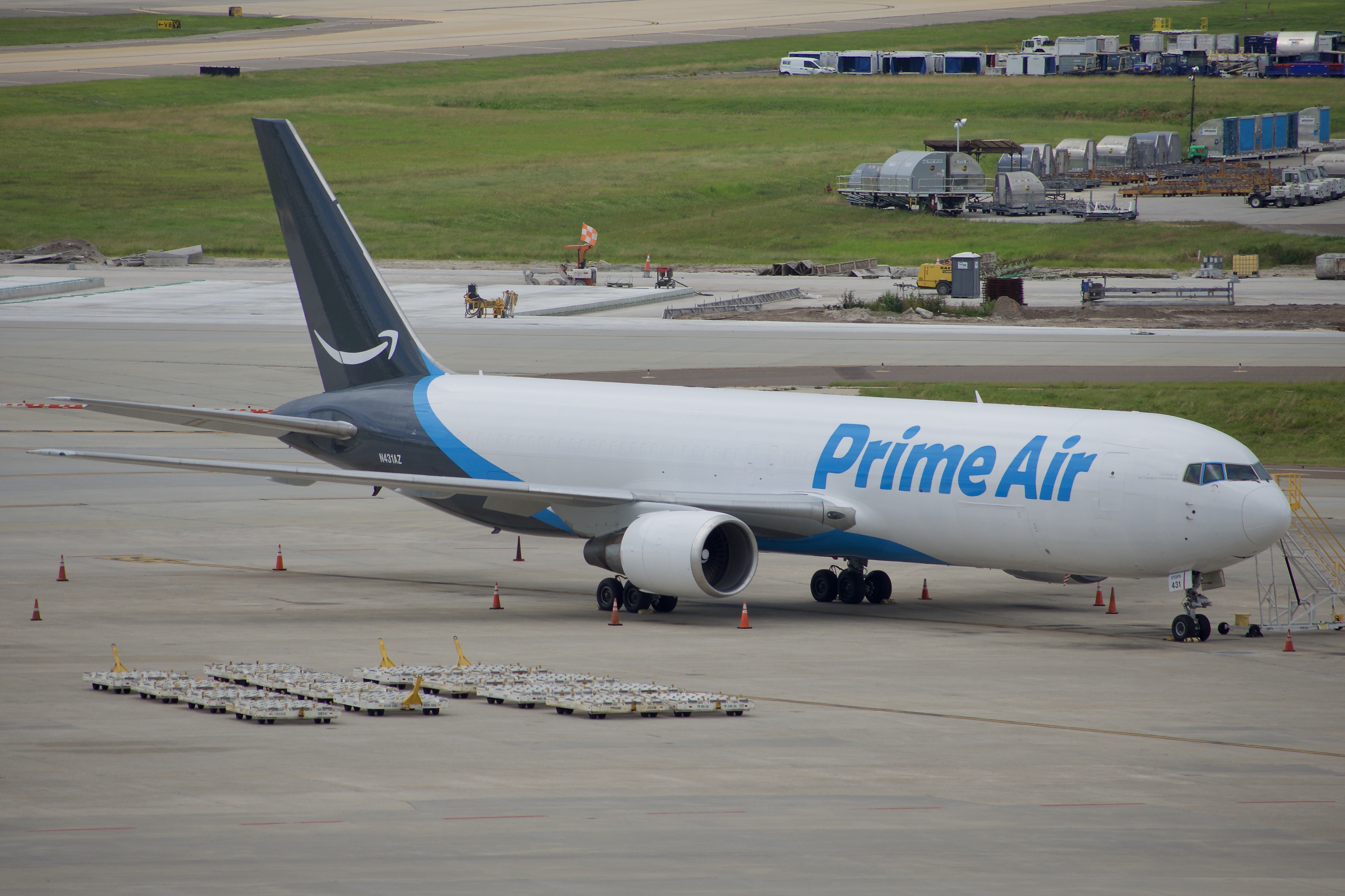 Full size: Prime Air Boeing 767-300F N431AZ at Tampa International Airport