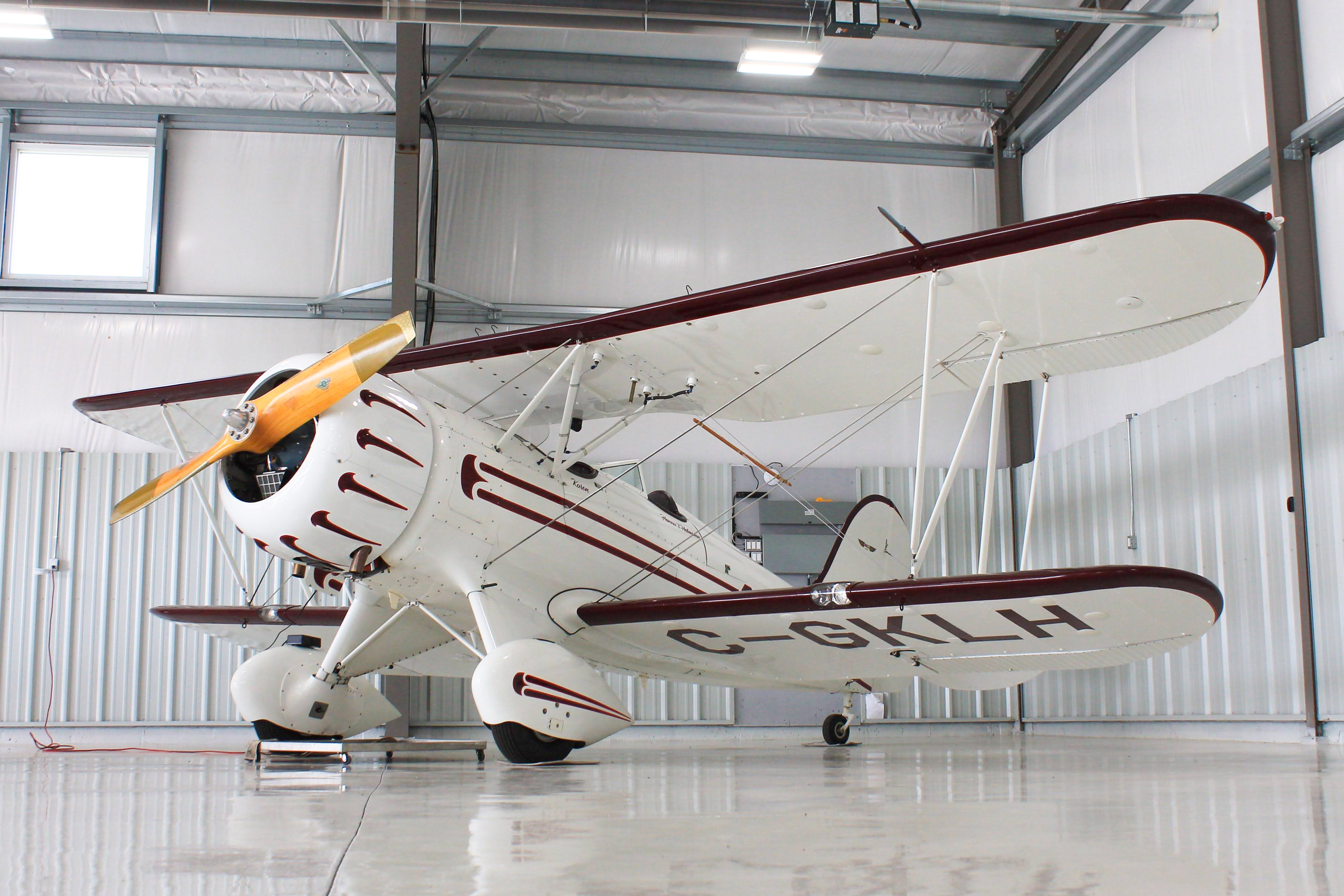 Full size: PRIVATE  Waco YMF-F5 C-GKLH  at 